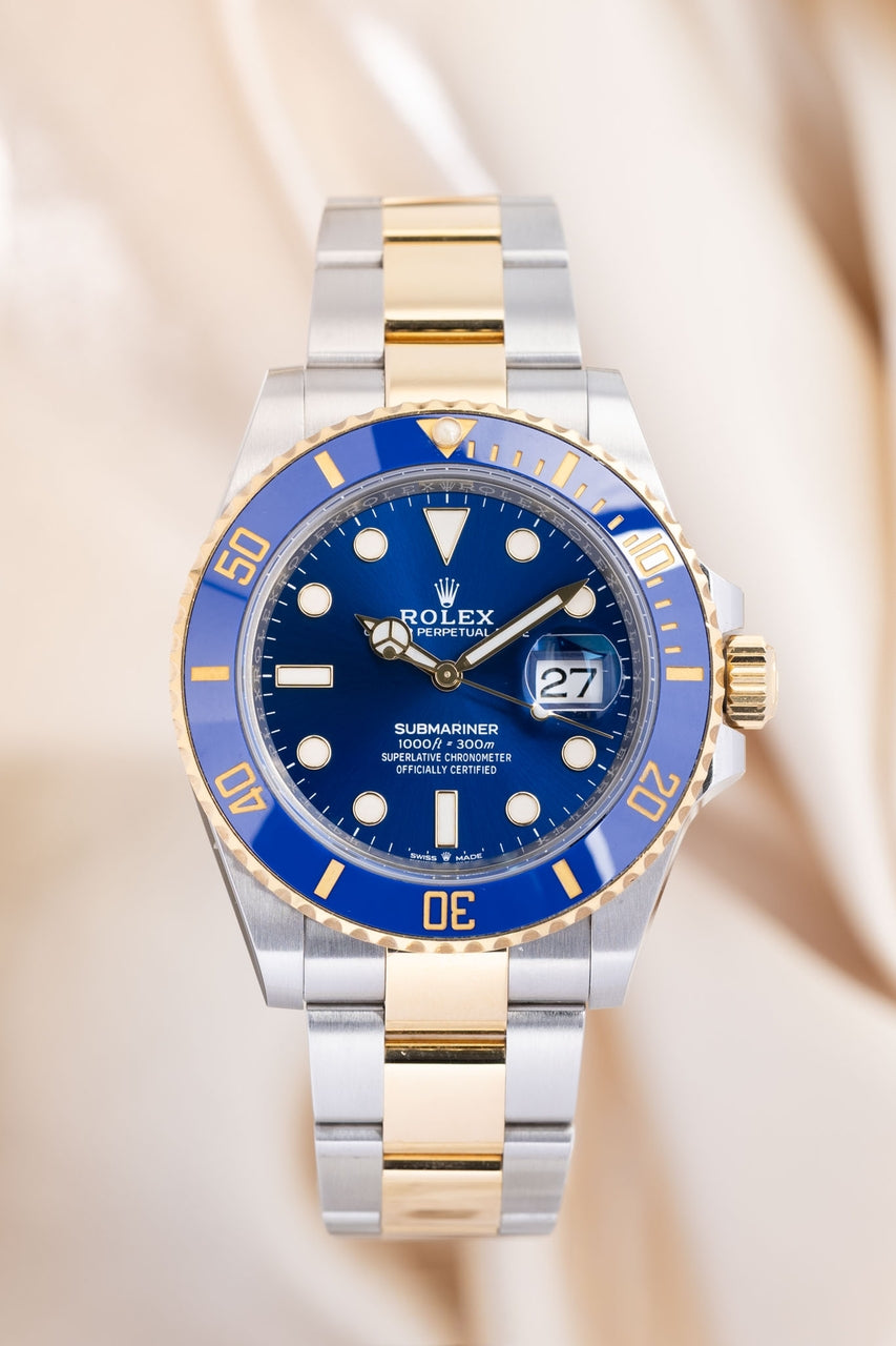 Rolex Submariner Date 41mm Bluesy Automatik Herrenuhr 126613LB - Thumbnail