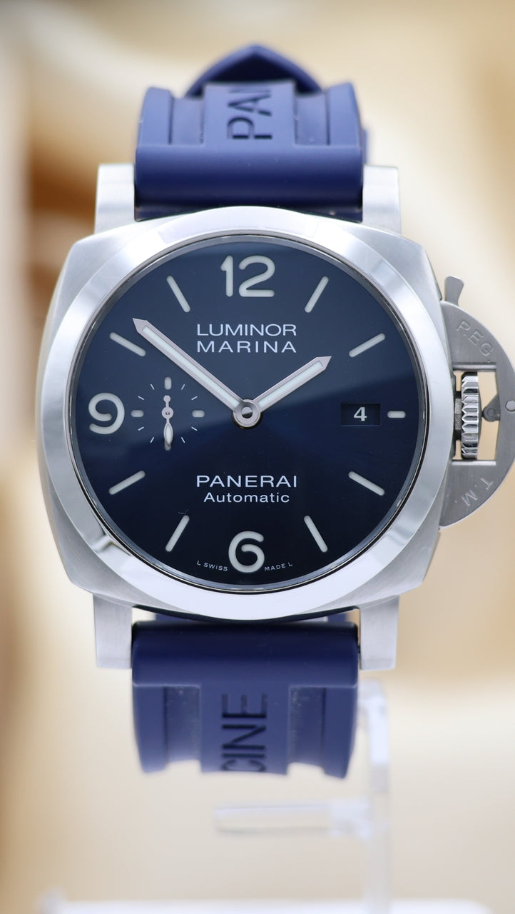 Panerai Luminor Marina 44mm Automatik Herrenuhr PAM01313 Box + og. Papiere
