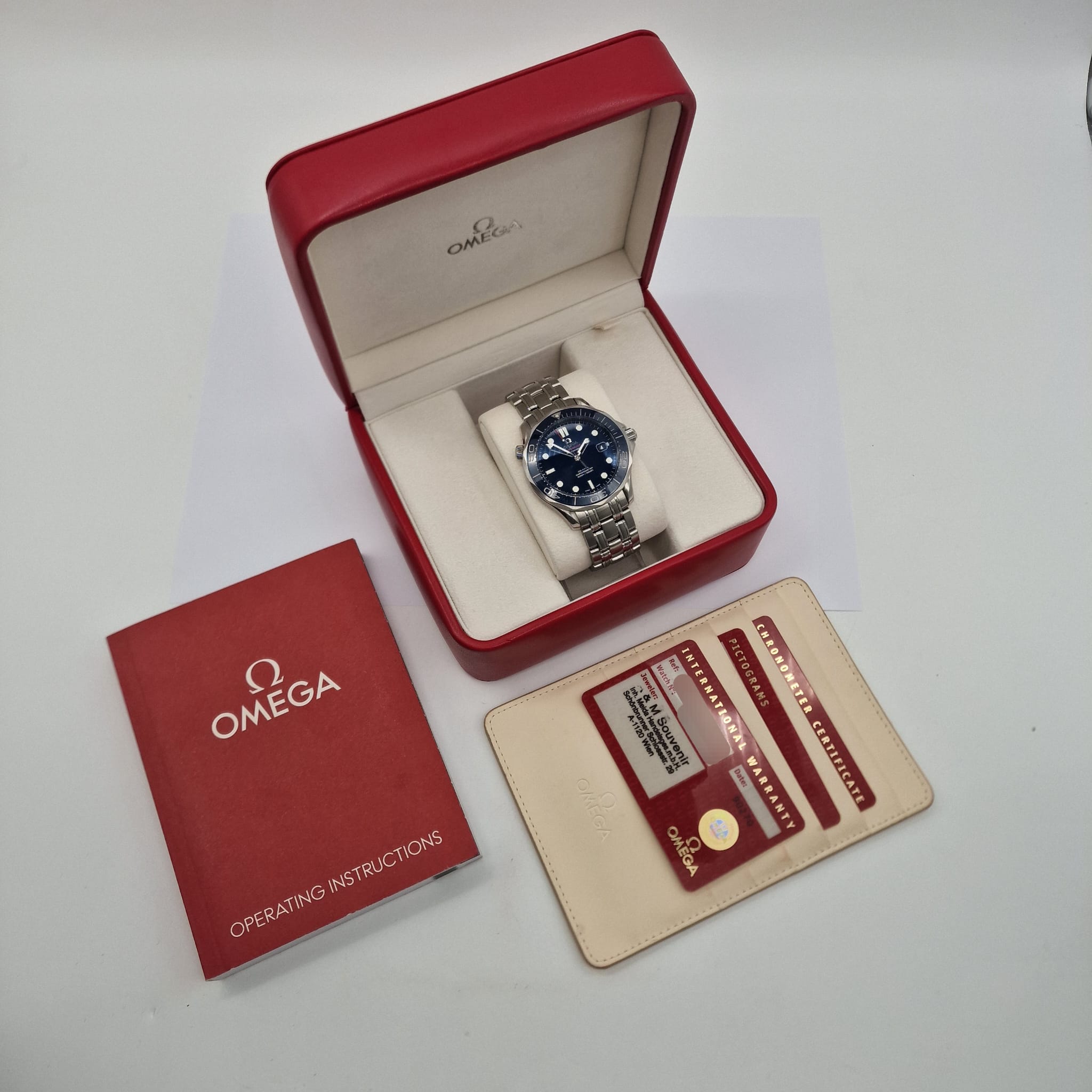 Omega Seamaster Diver 300 M Automatik 21230412003001 Box + og. Papiere