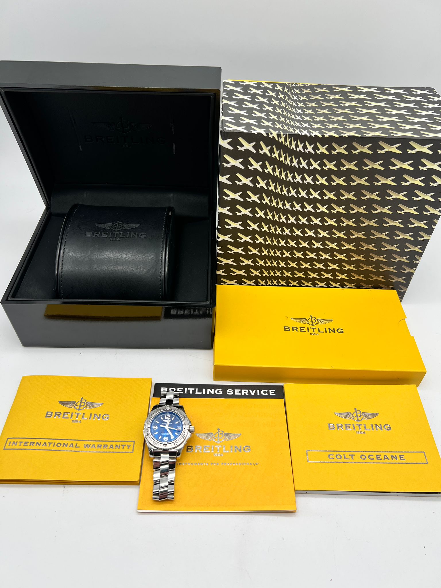 Breitling Colt Oceane Lady Quarz A77380 Box + og. Papiere