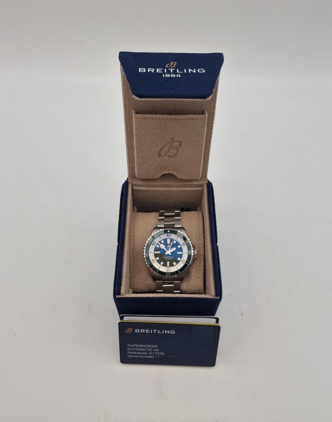 Breitling Superocean 44mm Automatik Herrenuhr A17376 Box + og. Papiere