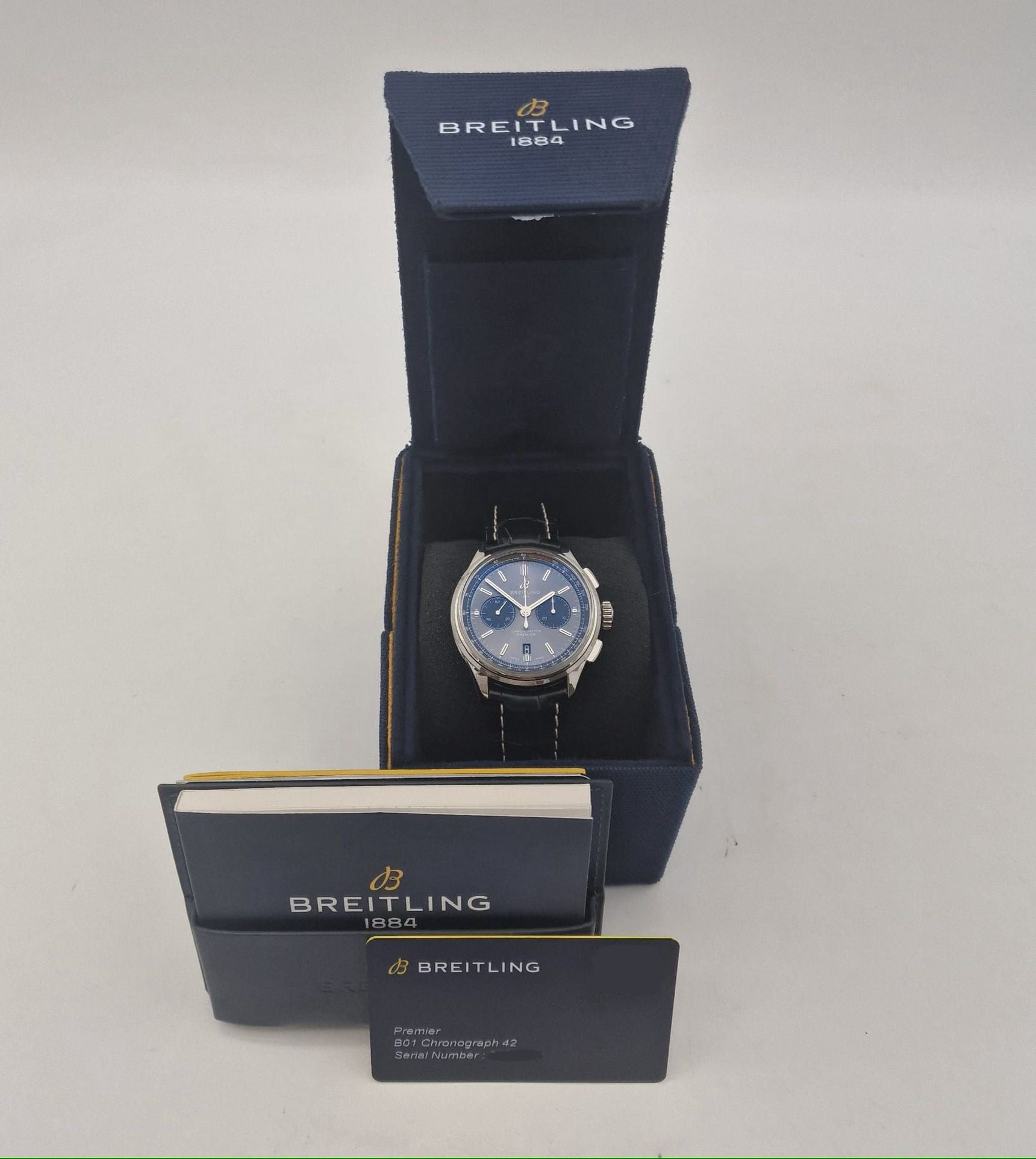 Breitling Premier Automatik Herrenuhr 42 AB0118 Box + og. Papiere