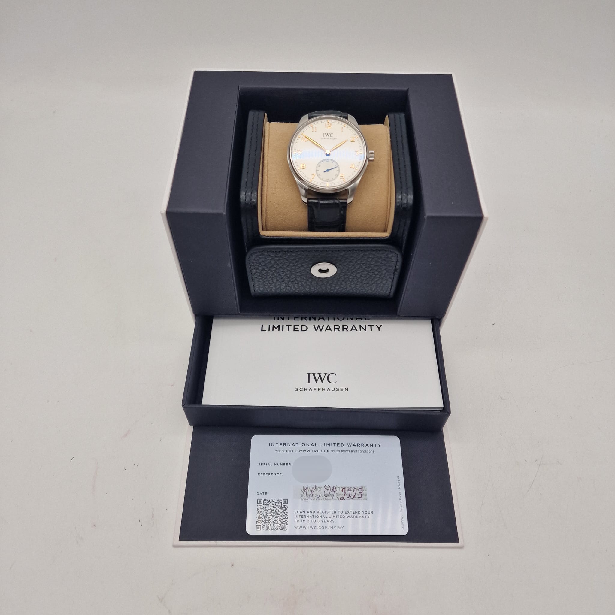 IWC Schaffhausen Portugieser Automatik Herrenuhr  IW358303 Box + og. Papiere