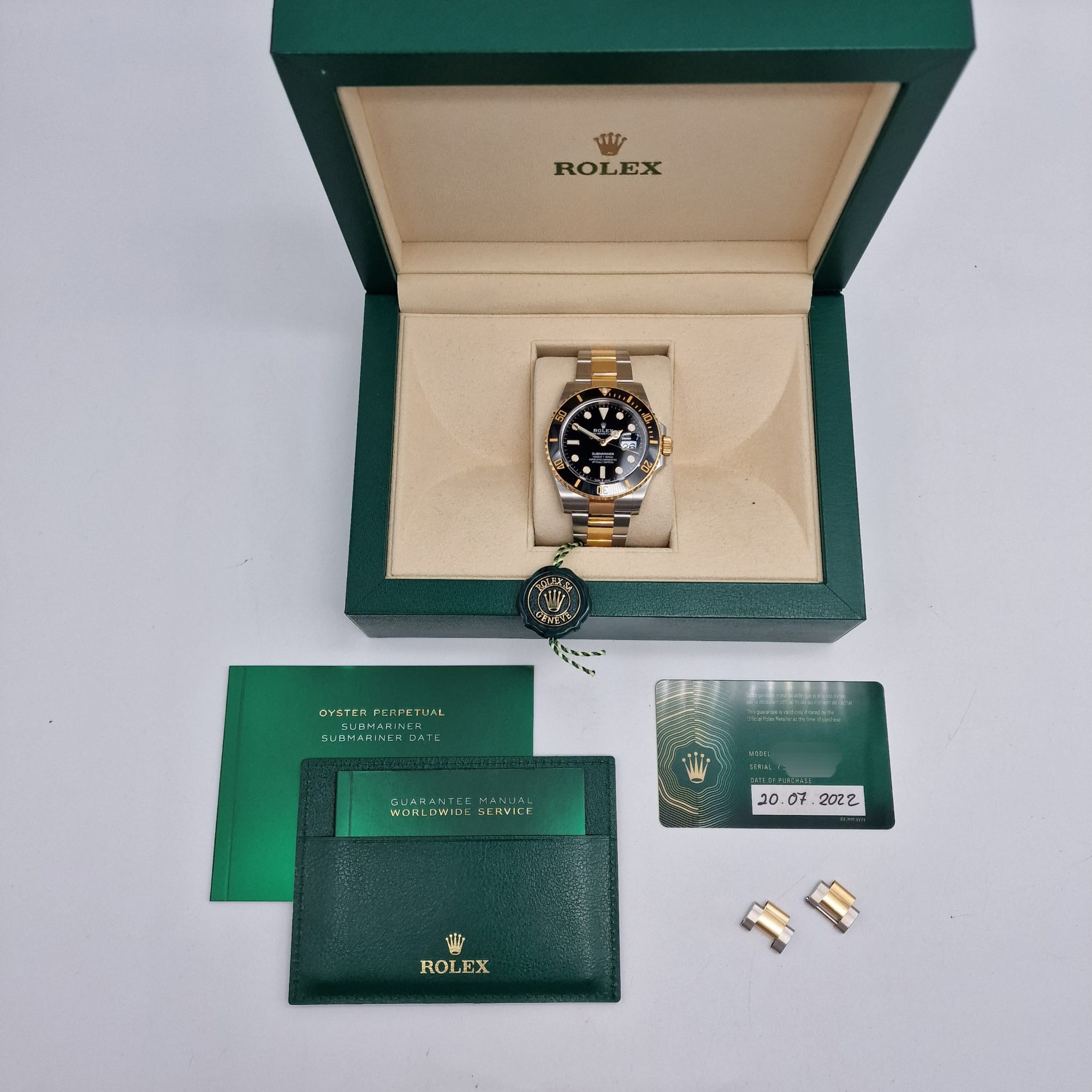 Rolex Submariner Date Stahl/Gold  126613LN Box + og. Papiere