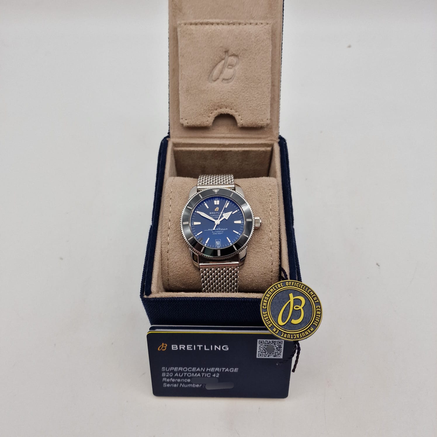 Breitling Superocean Heritage 42mm Automatik Herrenuhr AB2010 Box + og. Papiere