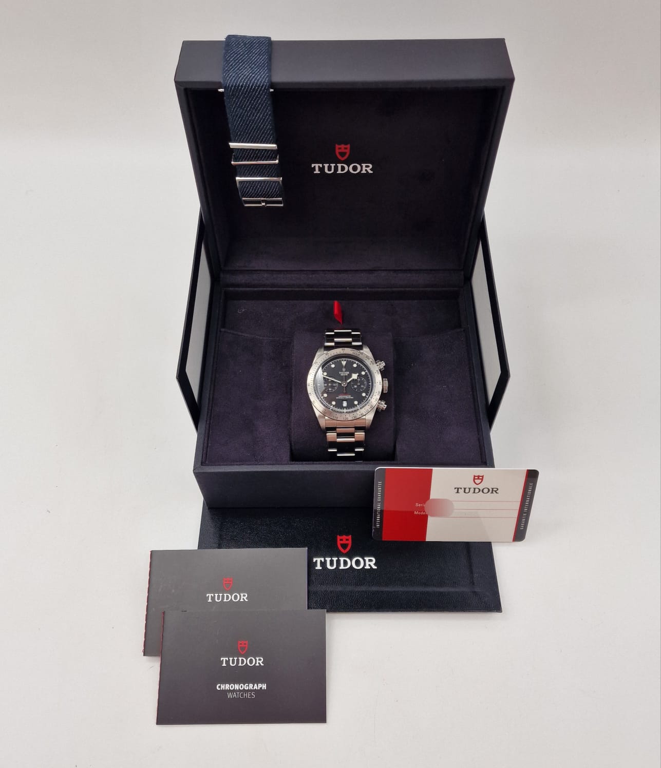 Tudor Black Bay Chrono Automatik 79350 Box + og. Papiere