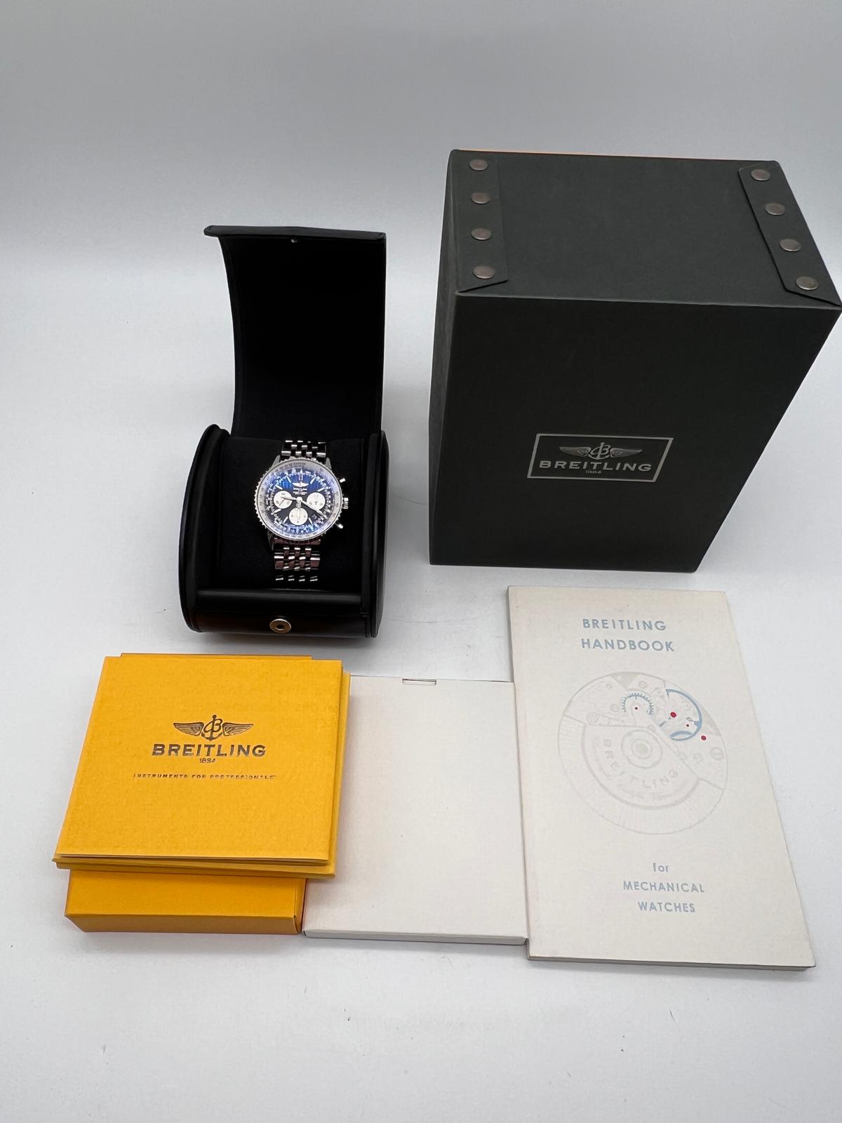 Breitling Navitimer 01 Automatik 43mm AB0120 Box + og. Papiere