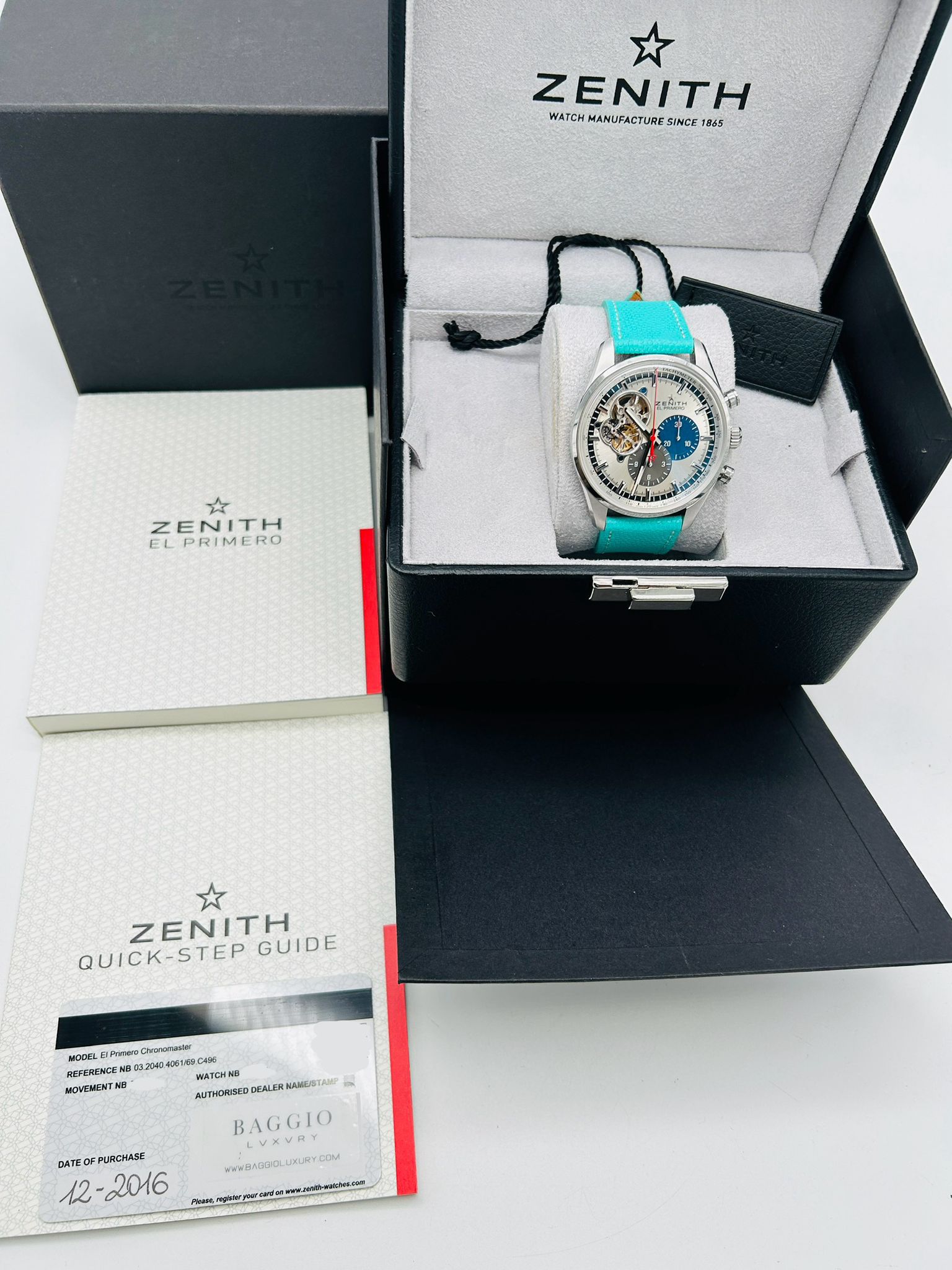 Zenith El Primero Chronomaster 42mm Automatik Herrenuhr 03.2040.4061/69C496 Box + og. Papiere