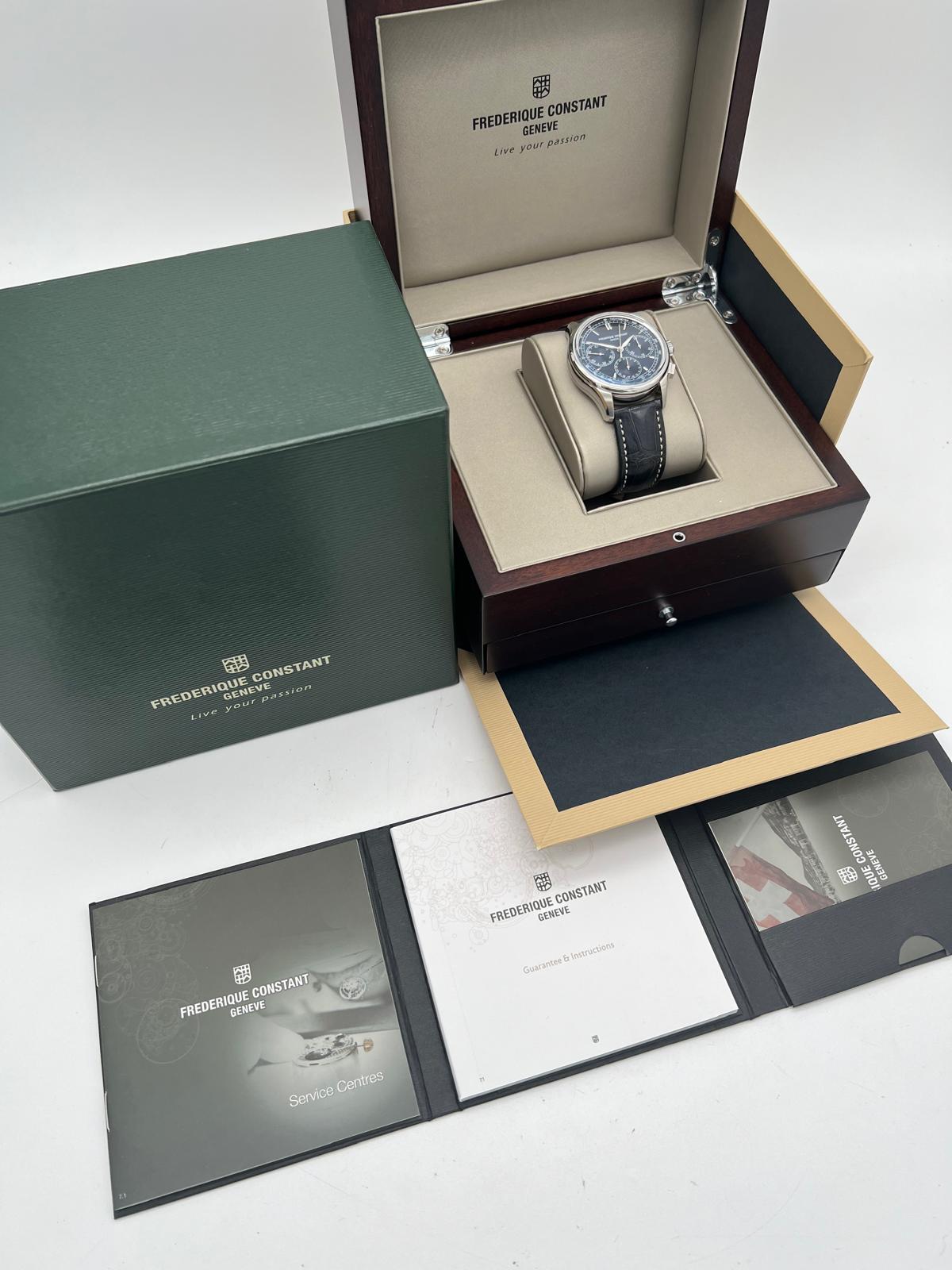 Frederique Constant Manufacture Flyback Chronograph FC-760X4H Box + og. papers