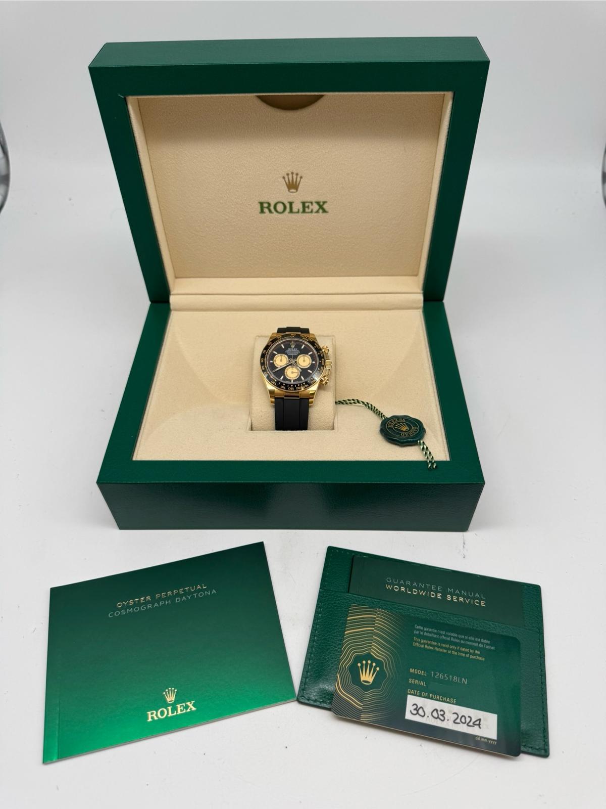 Rolex Daytona 40mm Automatik Herrenuhr 126518LN Box + og. Papiere