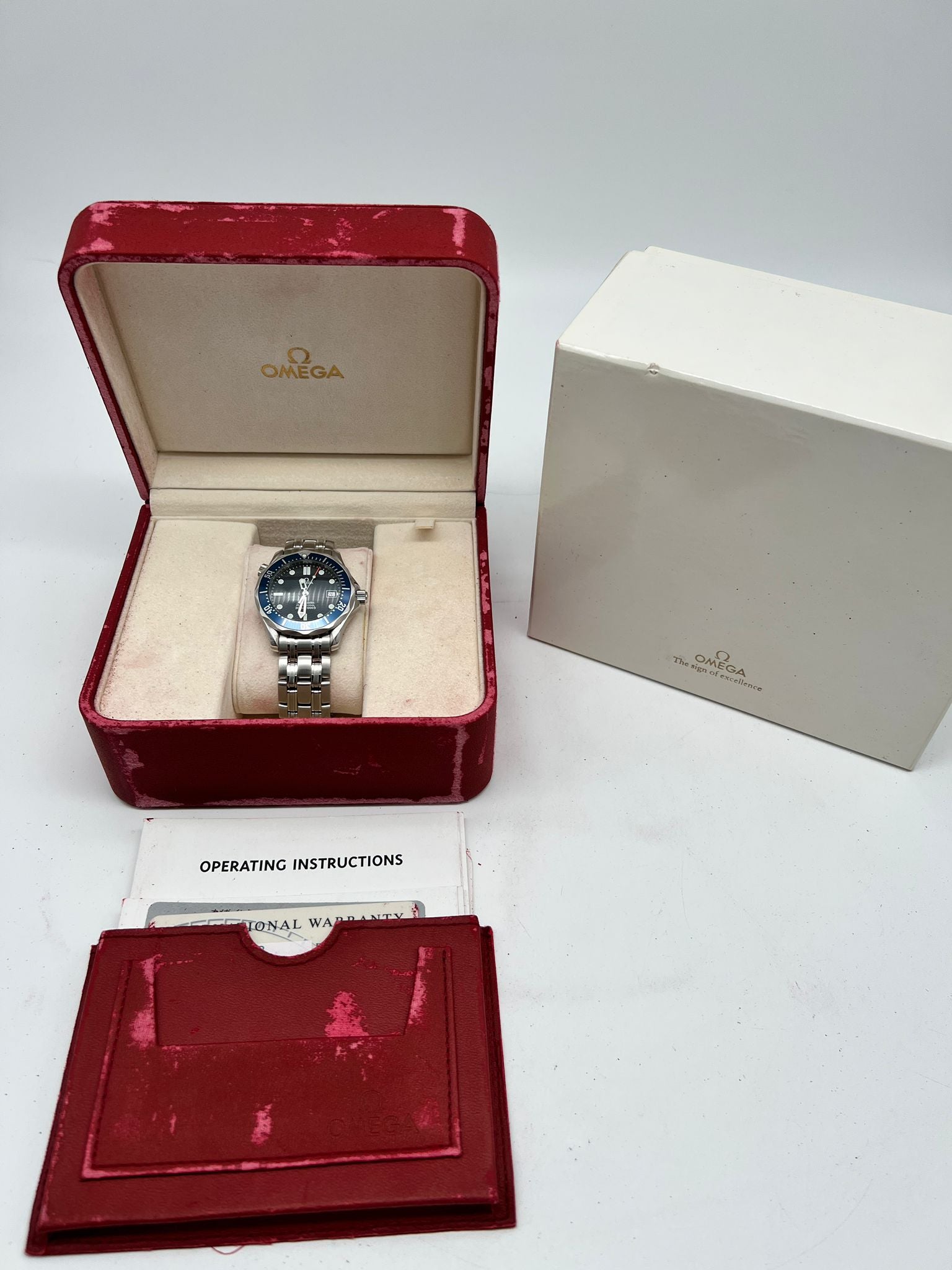 Omega Seamaster Diver 300M Quarz 25608000 Box + og. Papiere