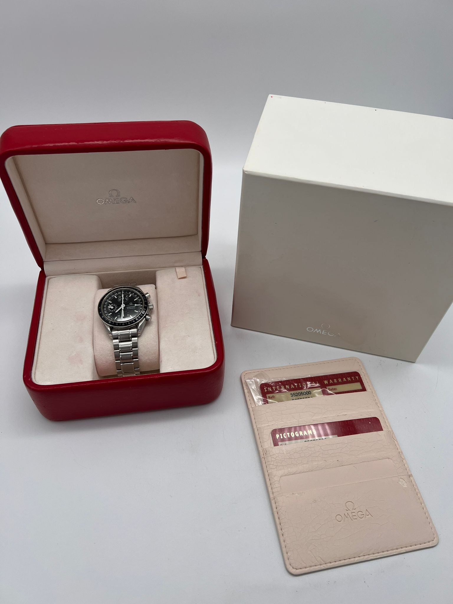 Omega Speedmaster Day Date Automatik 35205000 Box + og. Papiere