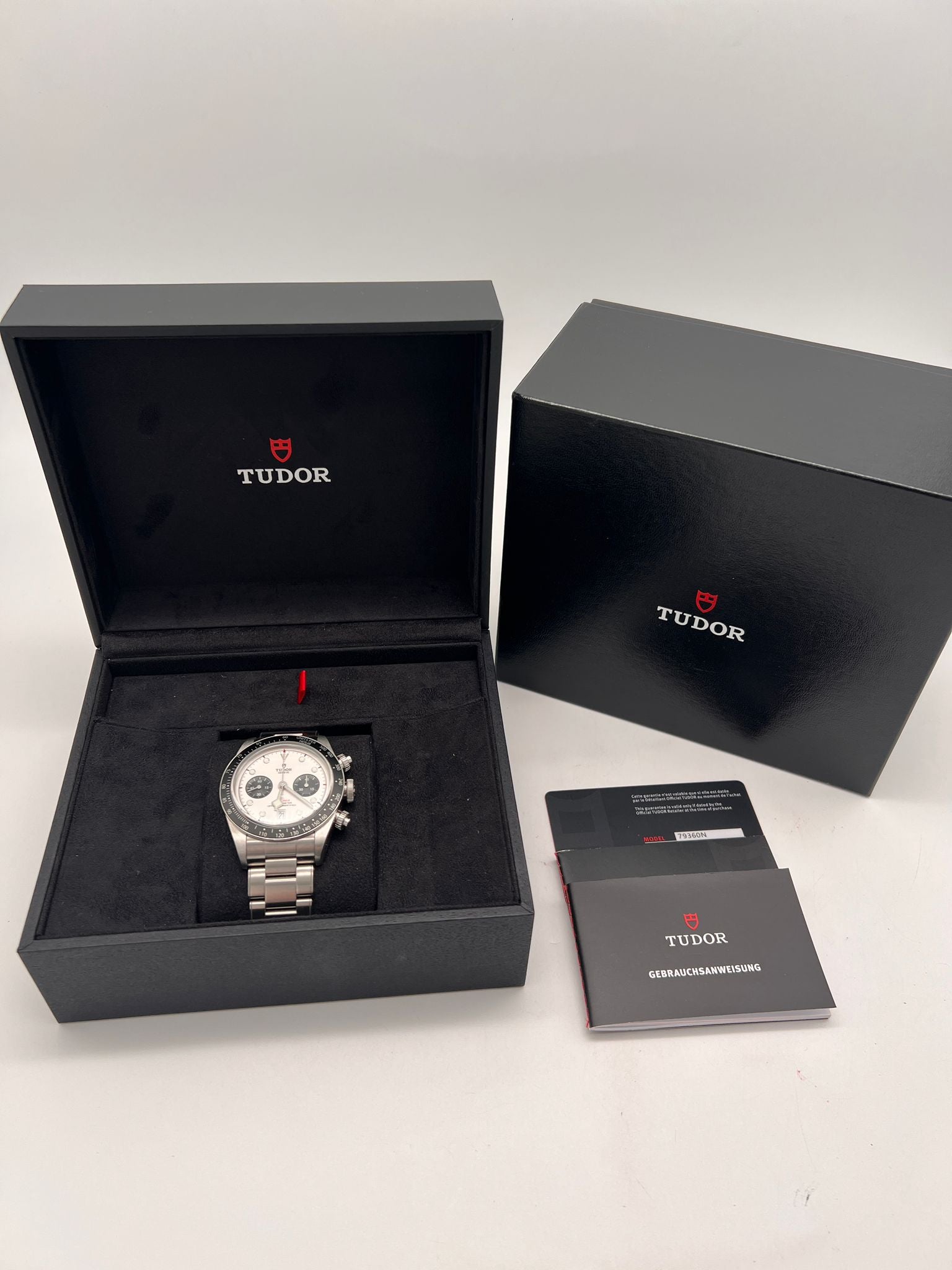 Tudor Black Bay Chrono Automatik Herrenuhr 79360N Box + og. Papiere