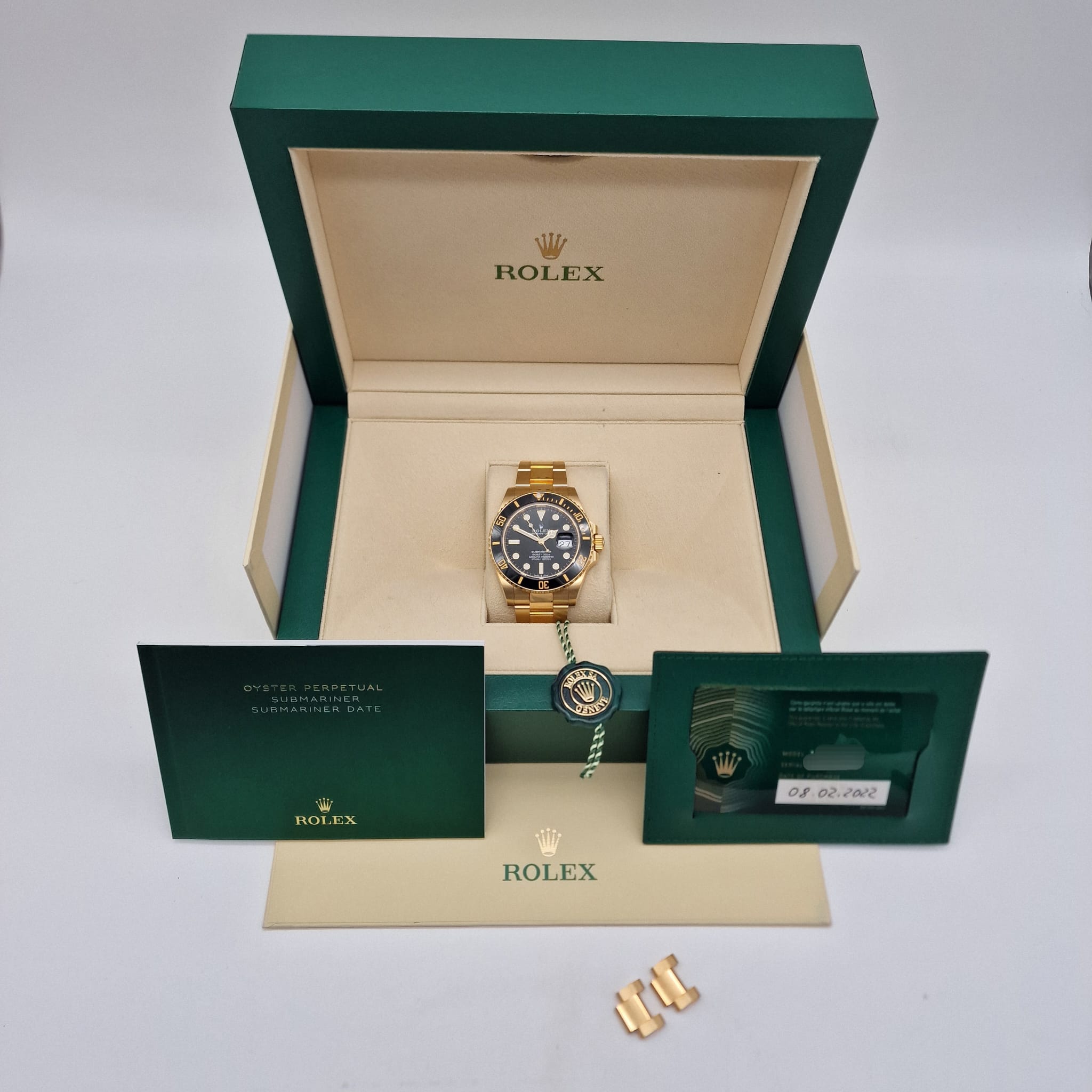 Rolex Submariner Gelbgold 41 Ungetragen Automatik 126618LN Box + og. Papiere