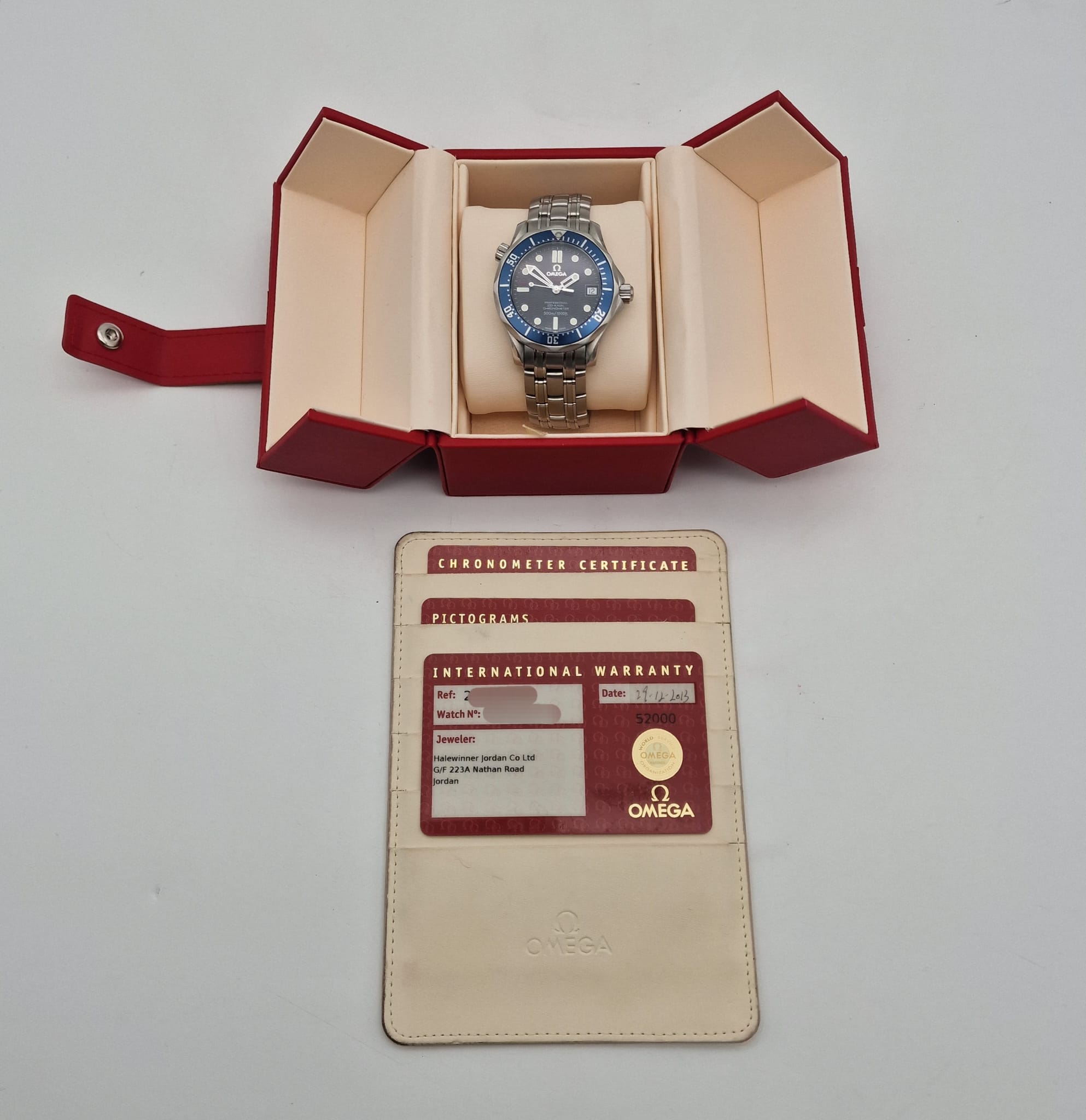 Omega Seamaster Diver 300 M Automatik 21230412003001 Box + og. Papiere