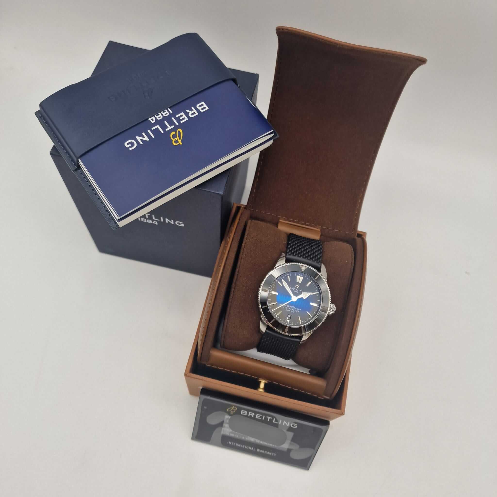 Breitling Superocean Heritage 44mm Automatik Herrenuhr AB2030 Box + og. Papiere