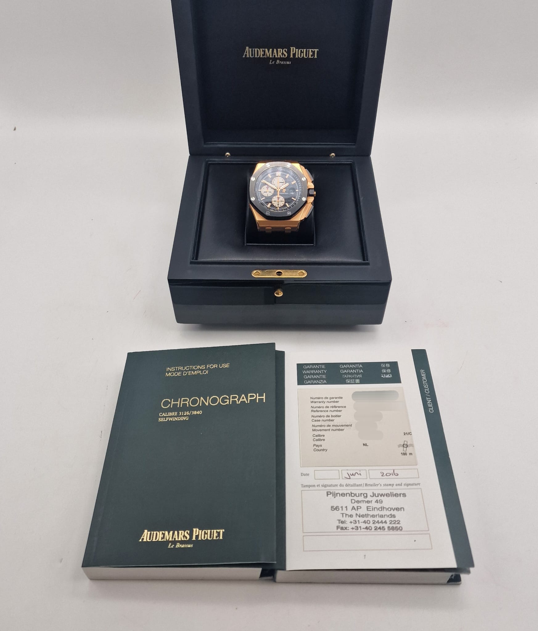 Audemars Piguet Royal Oak Offshore Chronograph 26401RO Box + og. Papiere