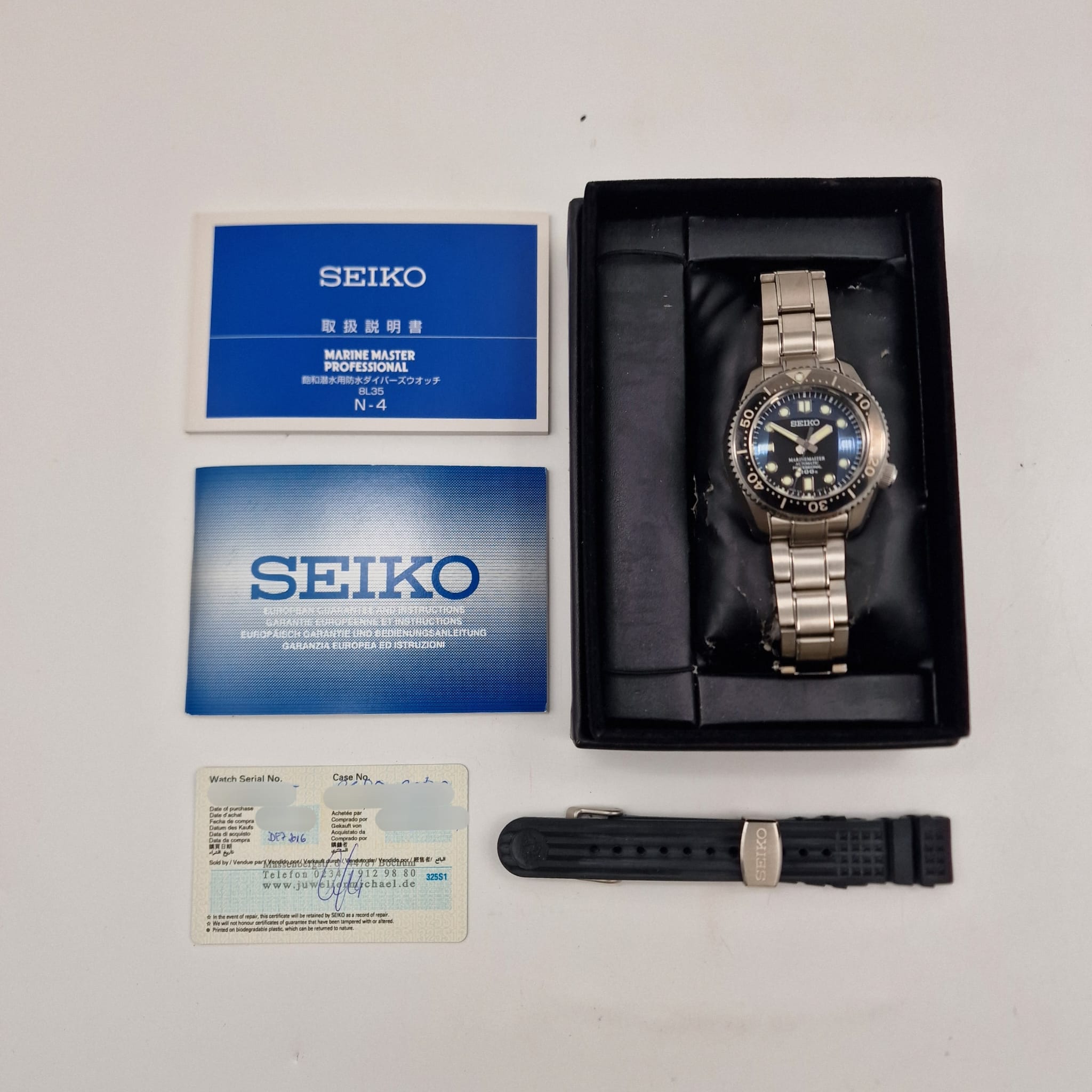 Seiko Marinemaster 300 M Automatik SBDX017 Box + og. Papiere