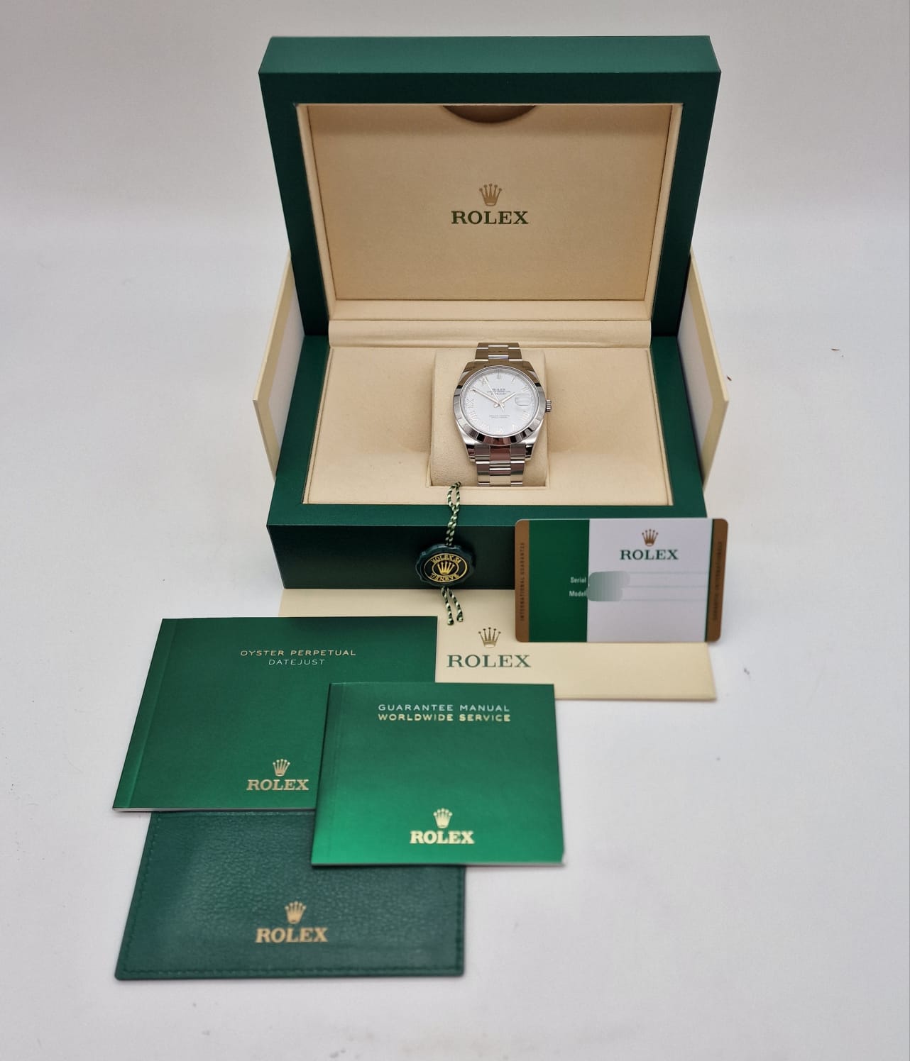 Rolex Datejust 41 Automatik 126300 Box + og. Papiere