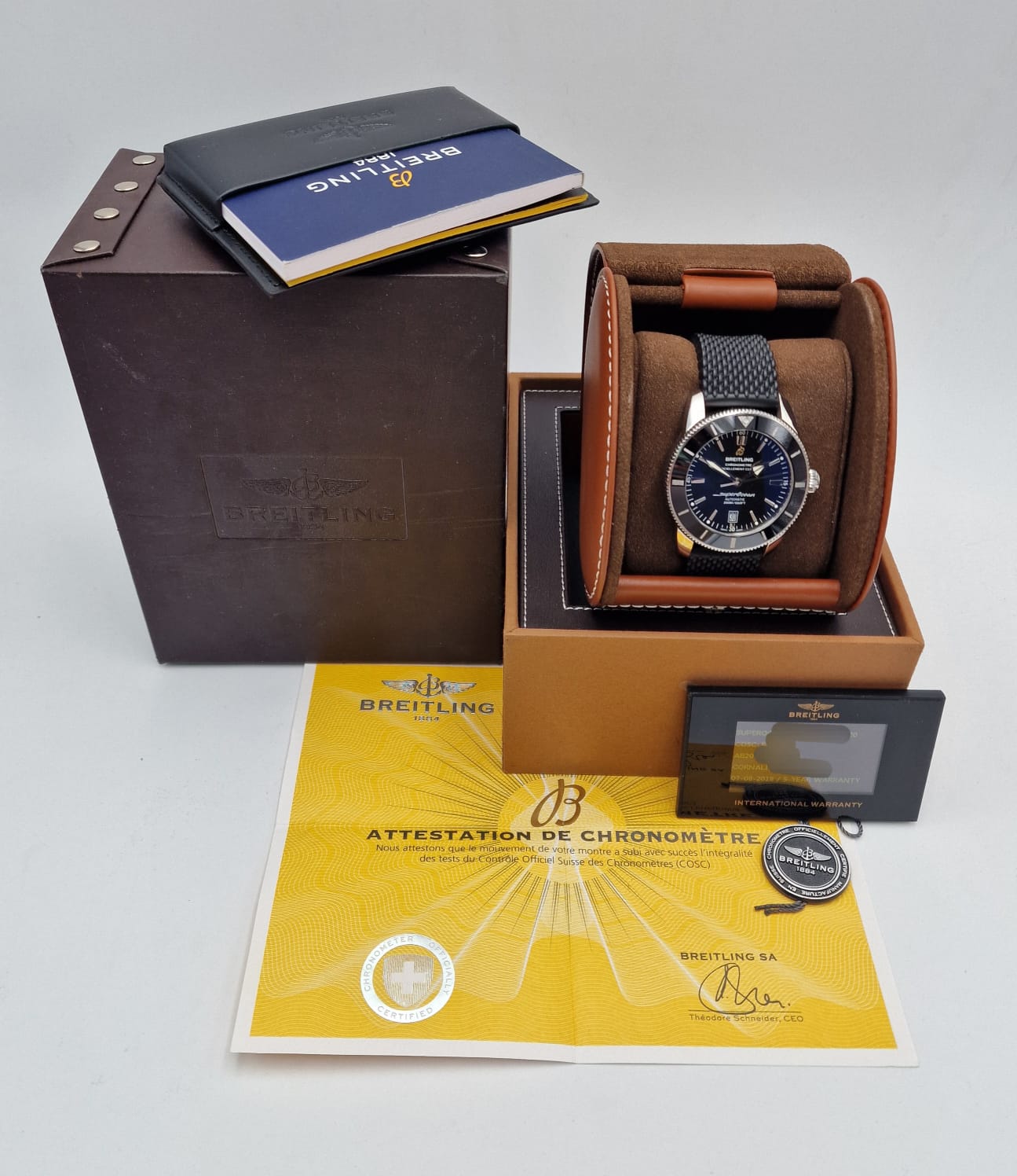 Breitling Superocean Heritage II 46 Automatik AB2020 Box + og. Papiere