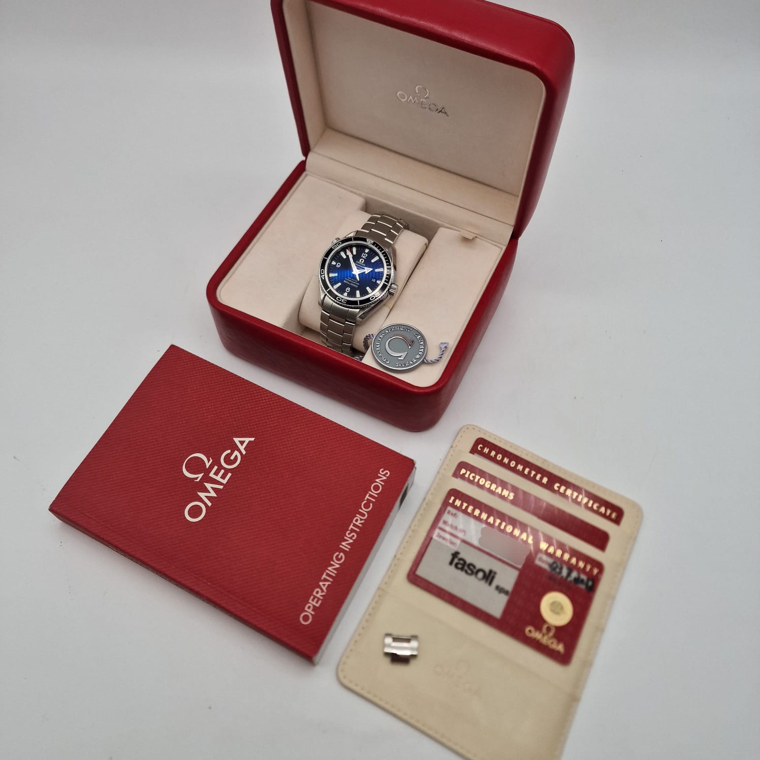 Omega Seamaster Planet Ocean Automatik 22015000 Box + og. Papiere