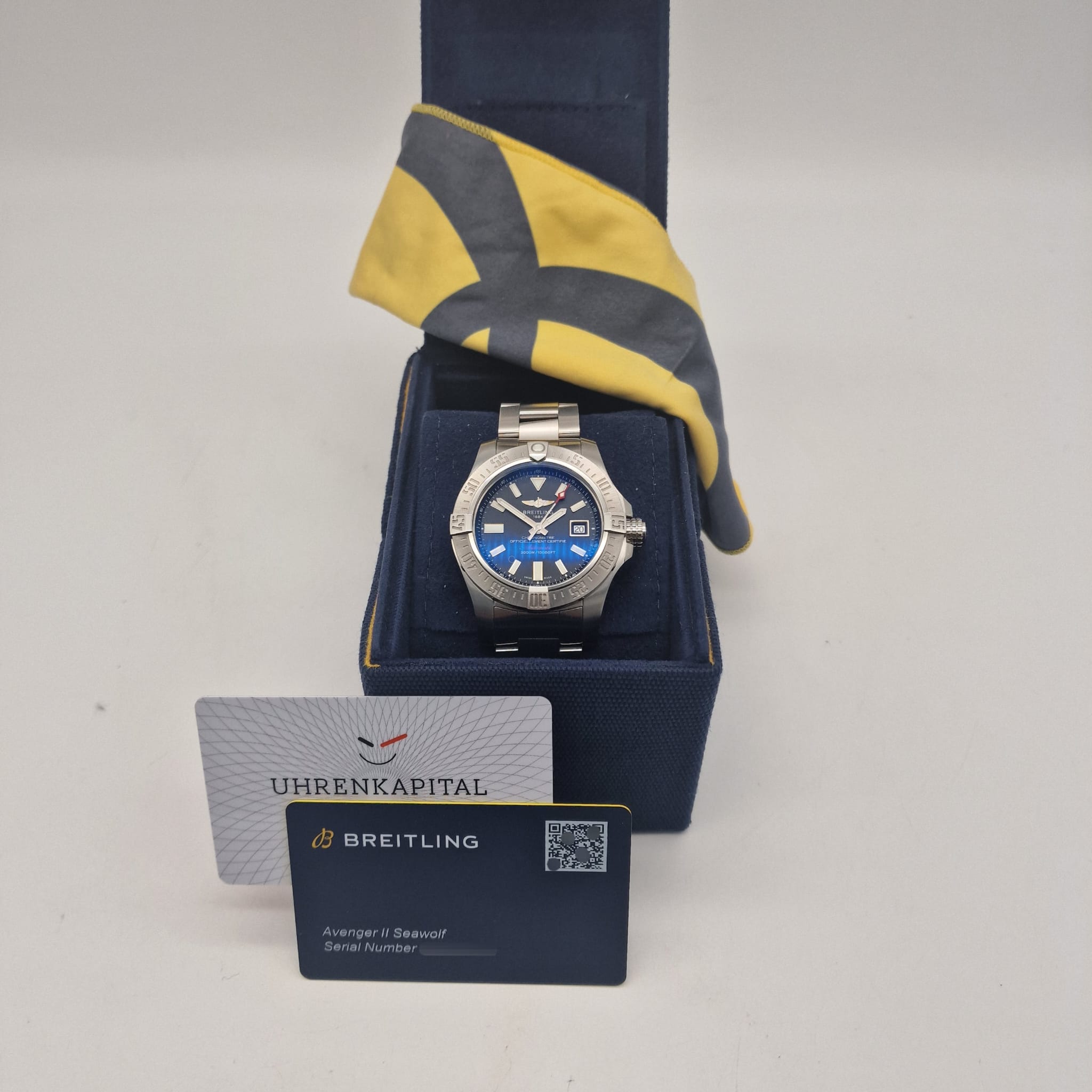 Breitling Avenger II Seawolf Automatik A17331 Box + og. Papiere