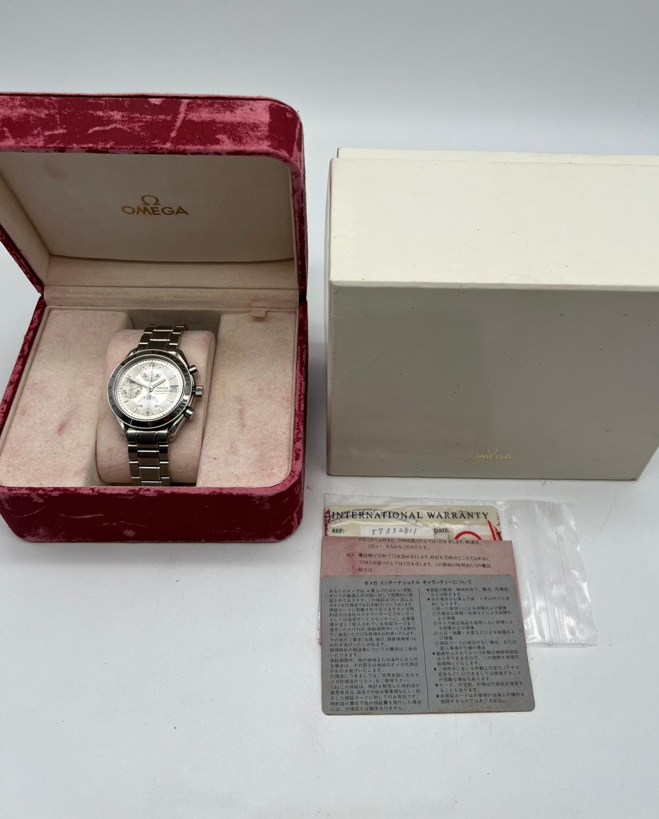 Omega Speedmaster Date 39mm Automatik Herrenuhr 35133000 Box + og. Papiere