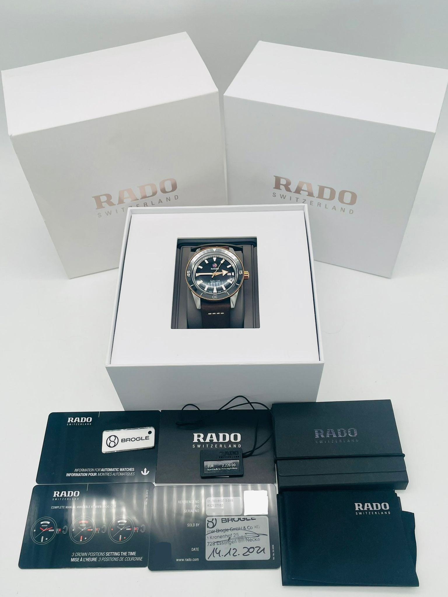 Rado HyperChrome Captain Cook R32137153 Box + og. Papiere