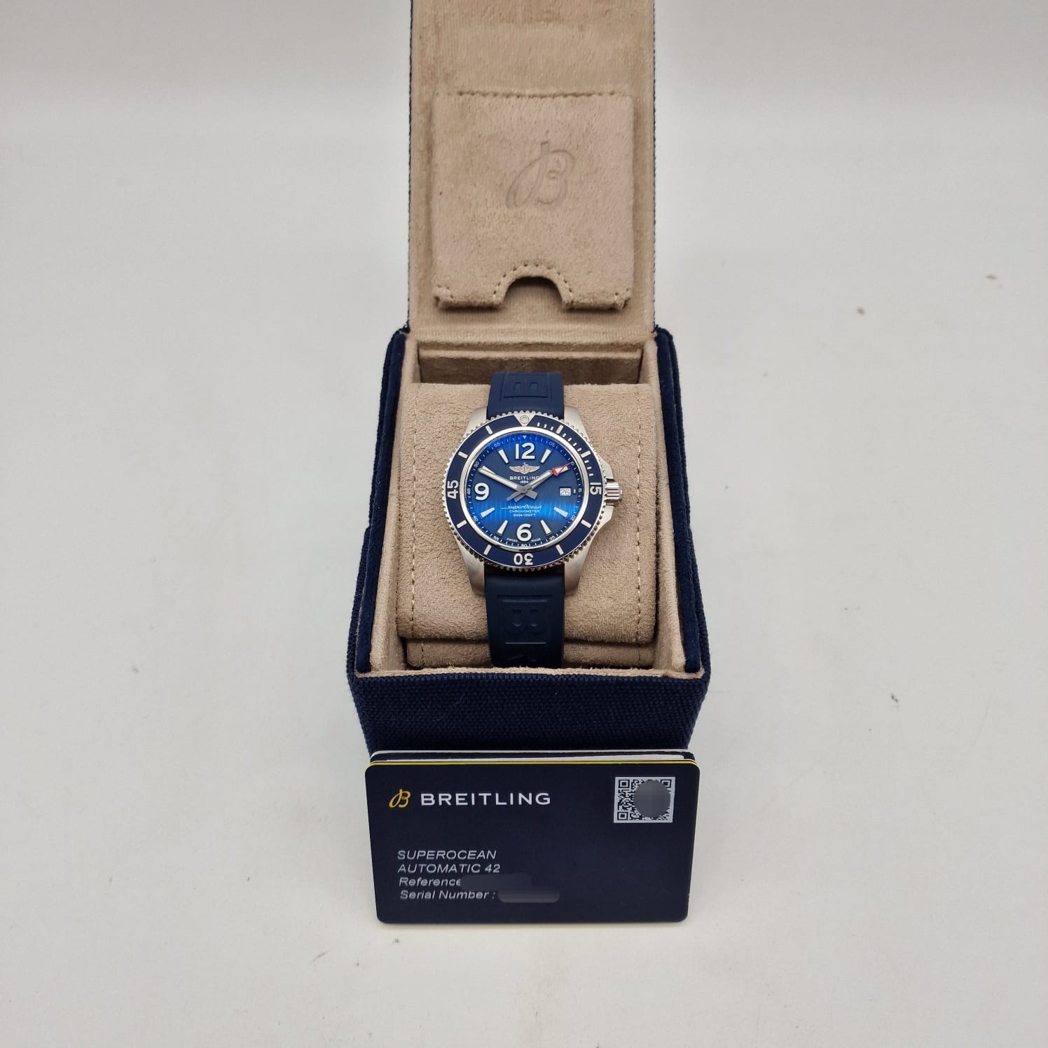 Breitling Superocean II 42mm Automatik Herrenuhr  A17366 Box + og. Papiere