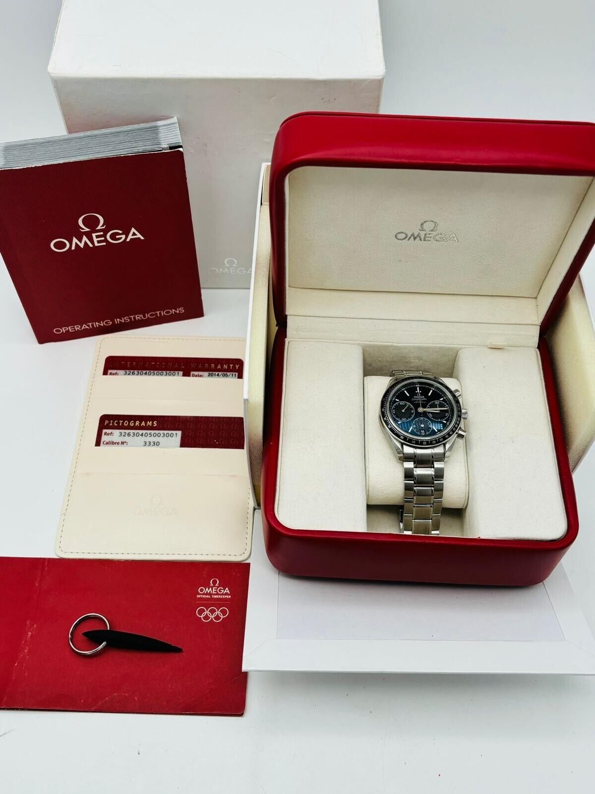 Omega Speedmaster Racing 326.30.40.50.03.001 Box + og. Papiere