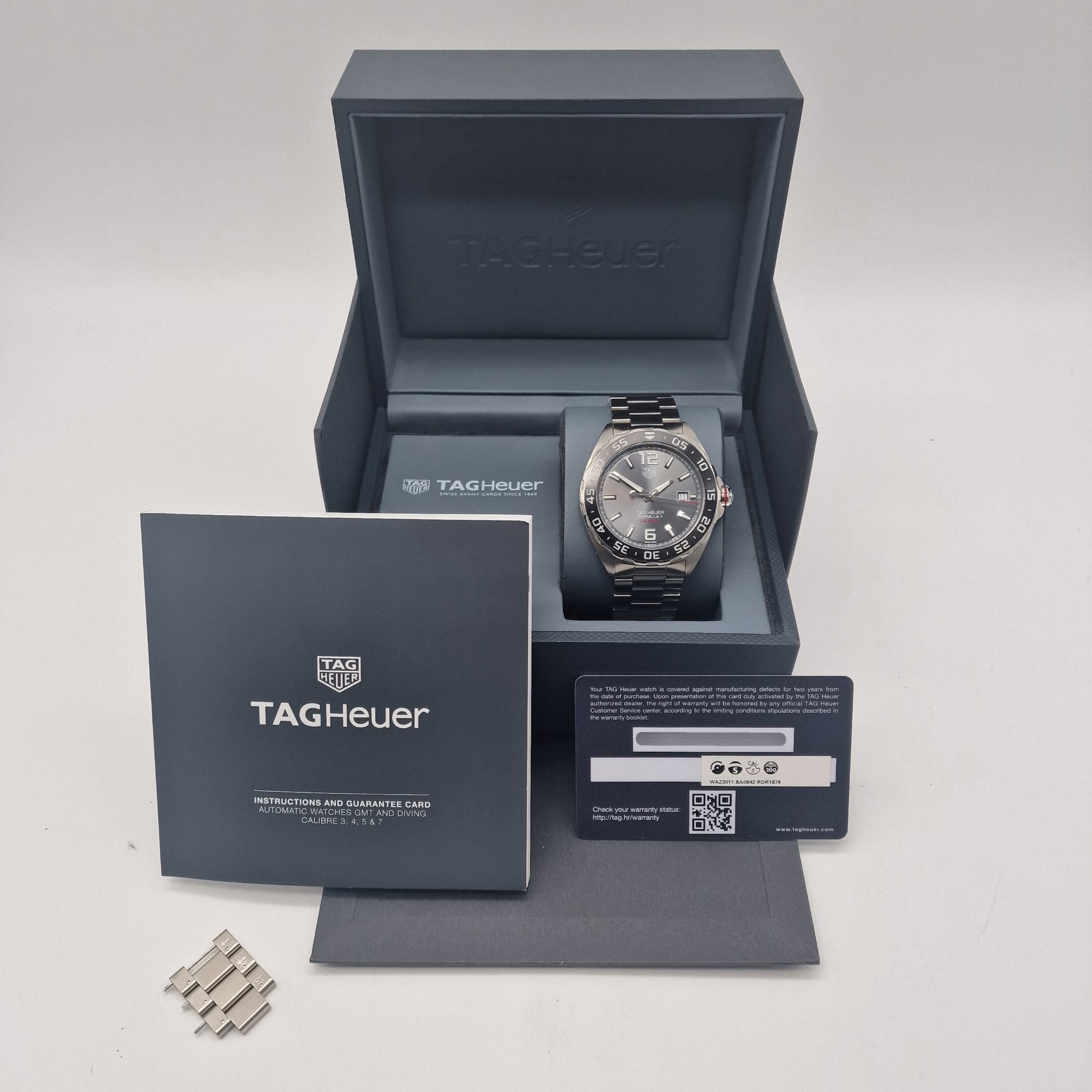 Tag Heuer Formula 1 Calibre 5 Automatik WAZ2011 Box + og. Papiere