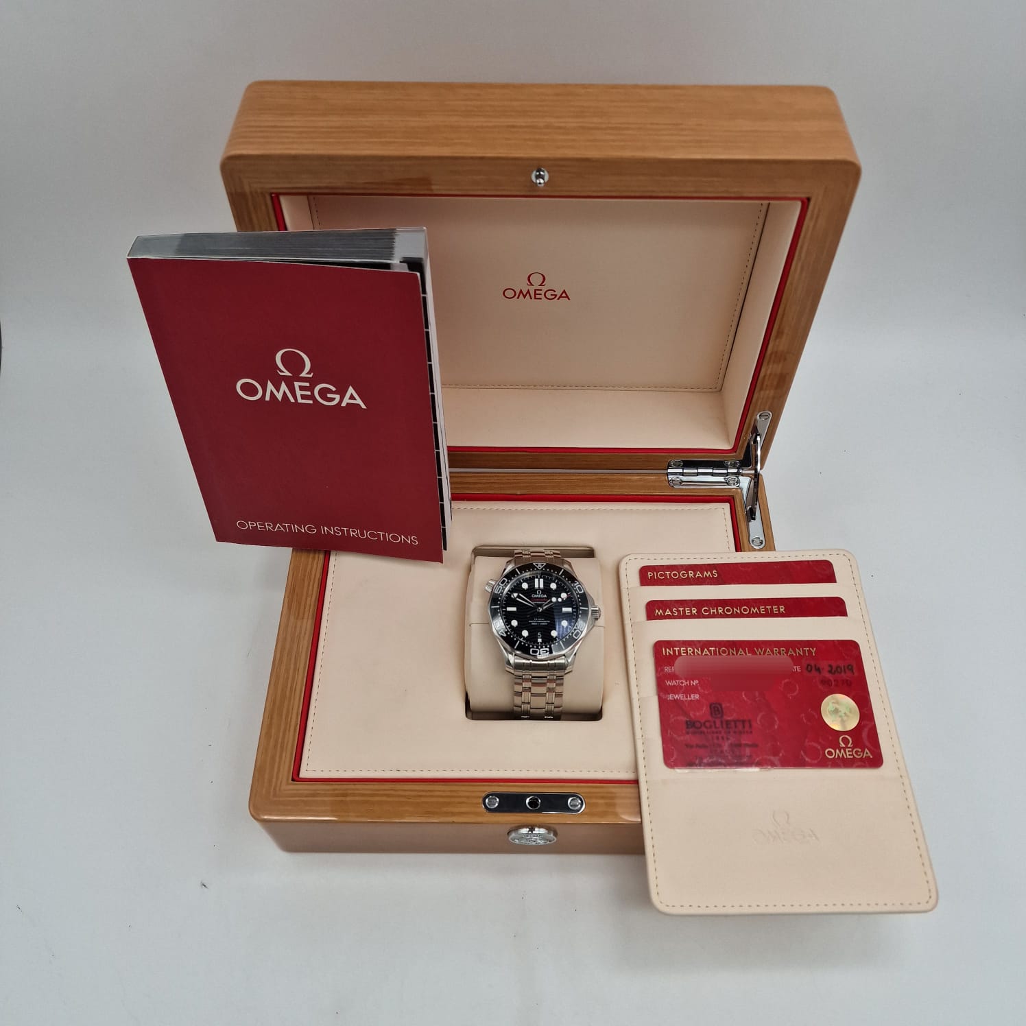 Omega Seamaster Diver 300 M 21030422001001 Box + og. Papiere