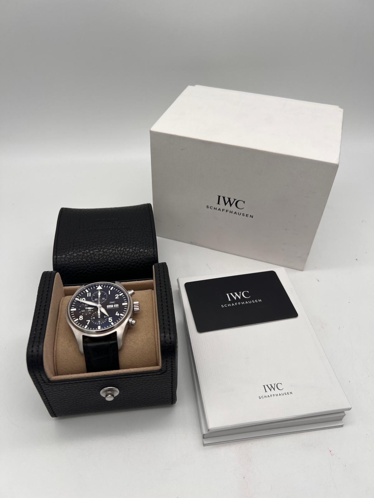 IWC De Saint Chronograph IW377713 Box + og. Papiere