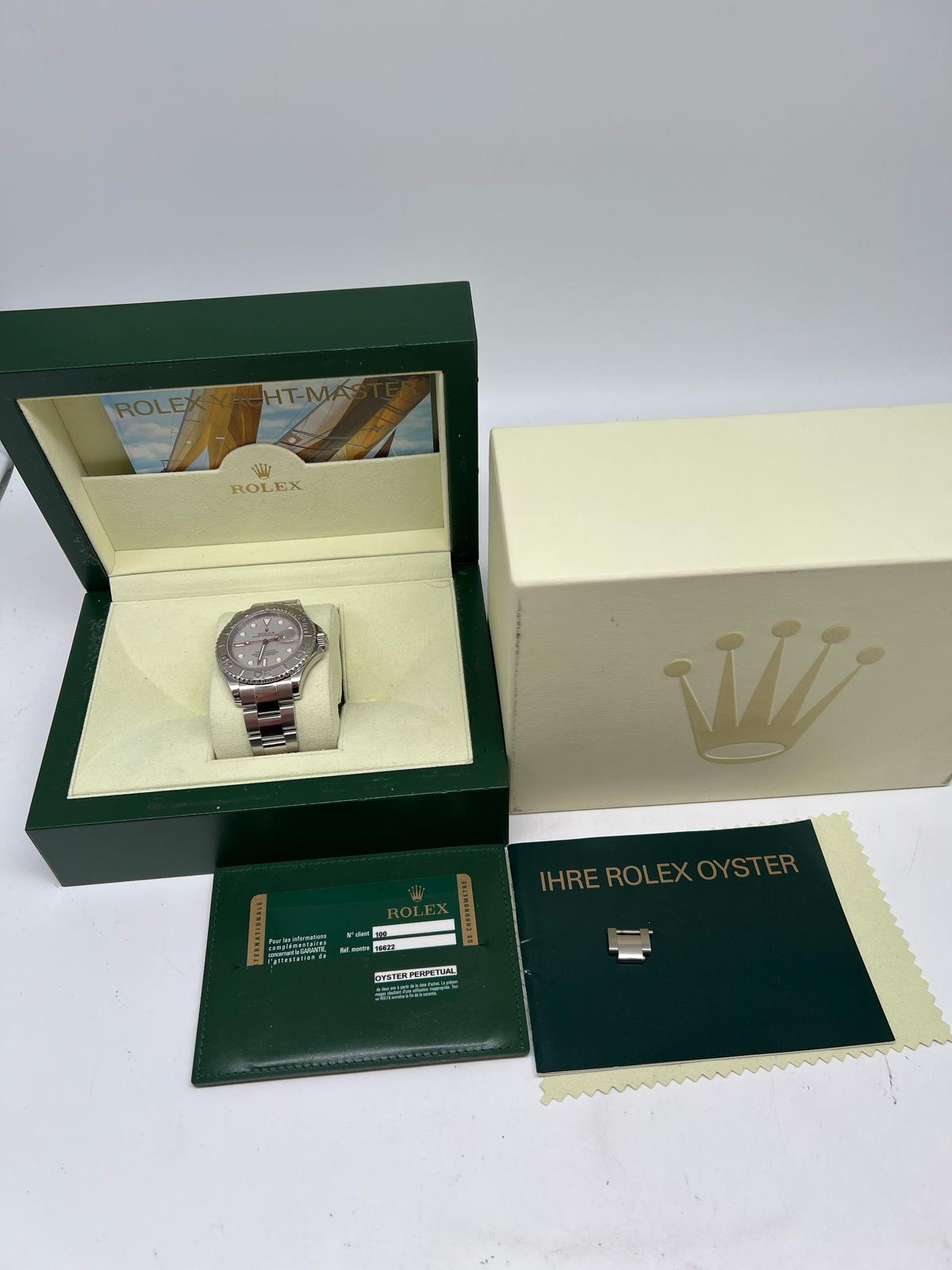 Rolex Yacht-Master 40 Automatik Herrenuhr	 16622 Box + og. Papiere