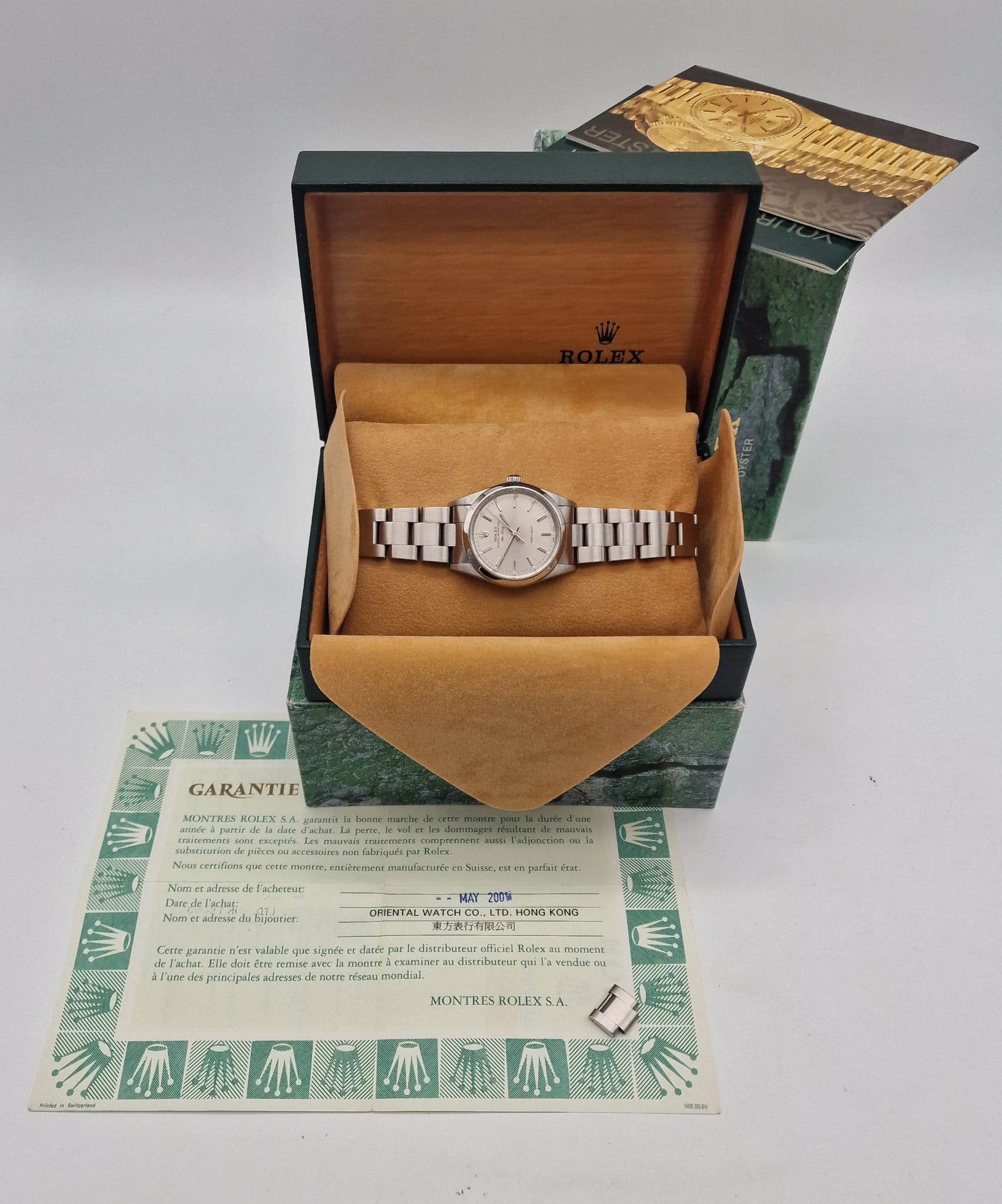 Rolex Oyster Perpetual Air King Precision 14000M Box + og. Papiere