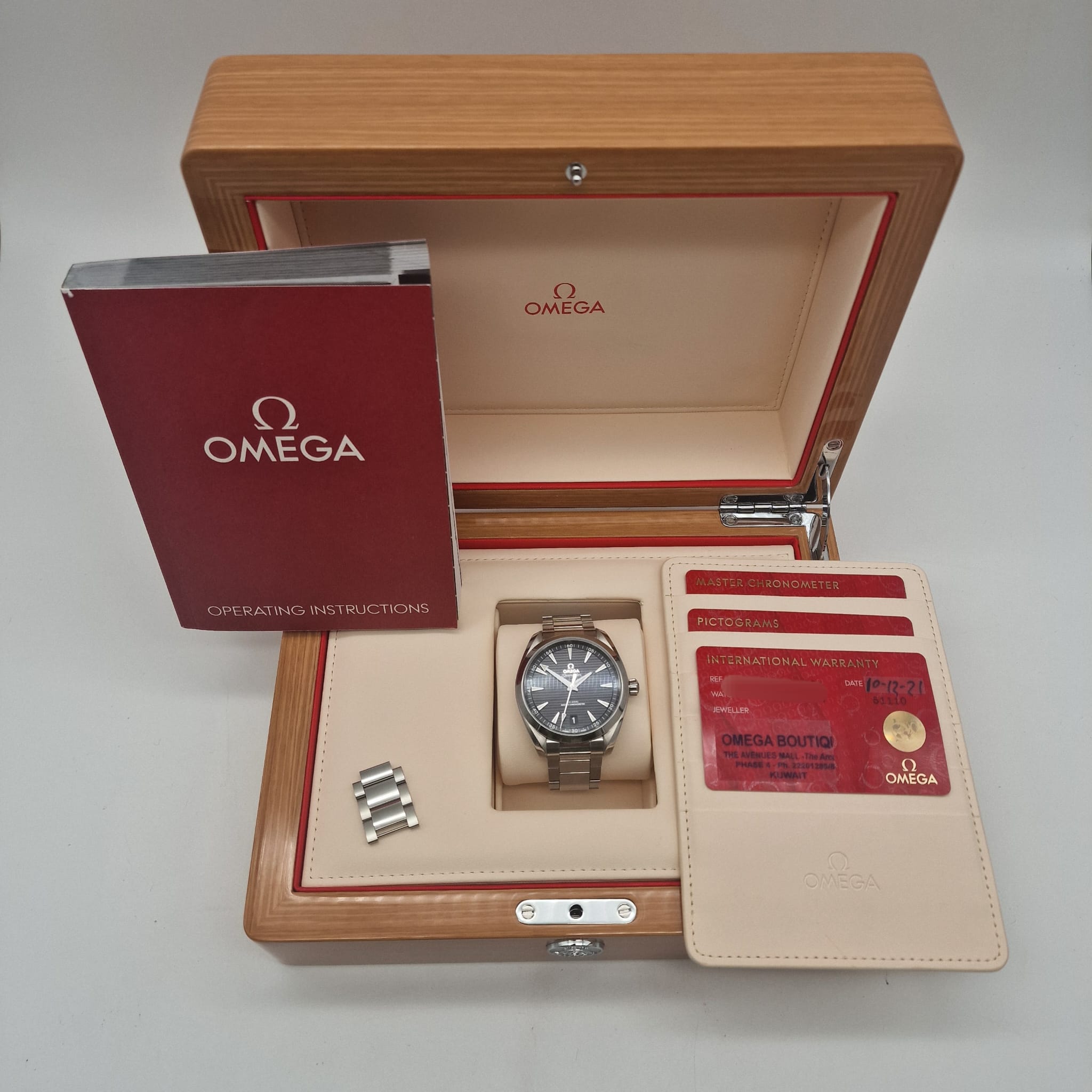 Omega Seamaster Aqua Terra 41mm 22010412101001 Box + og. Papiere