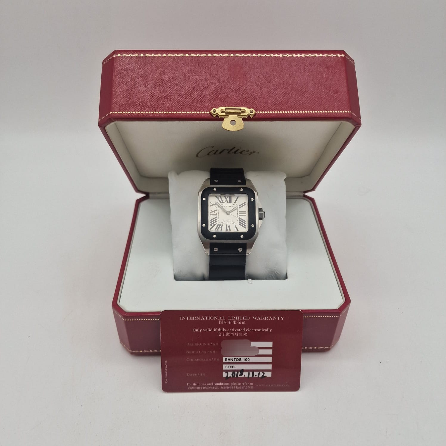 Cartier Santos 100 XL Automatik W20121U2 Box + og. Papiere