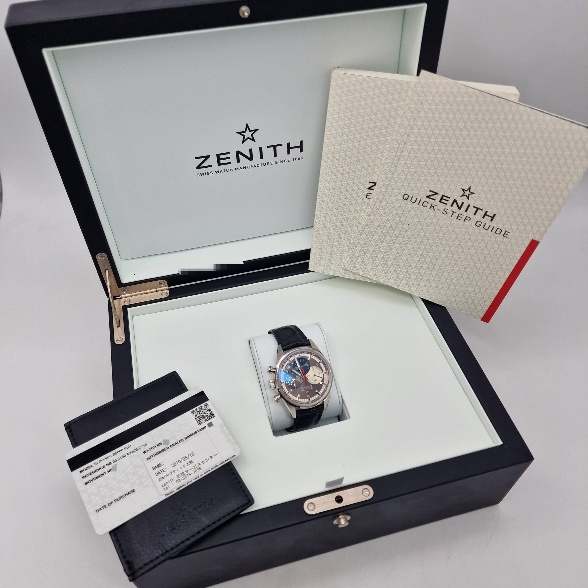 Zenith Chronomaster El Primero 38mm Automatik Herrenuhr 03.2150.400/26.C714 Box + og. Papiere