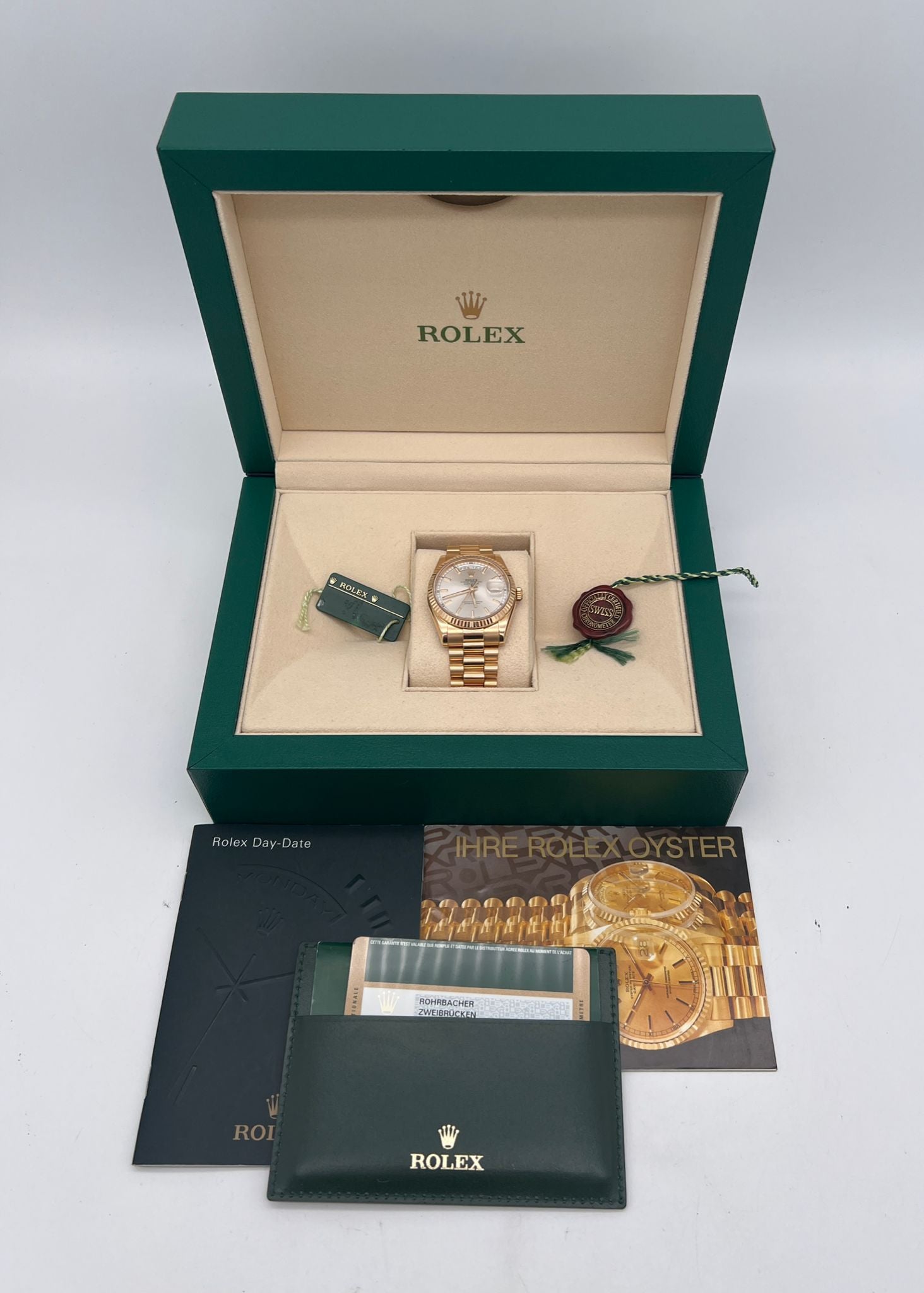 Rolex Day-Date 36 President 18k Gold 118238 Box + og. Papiere