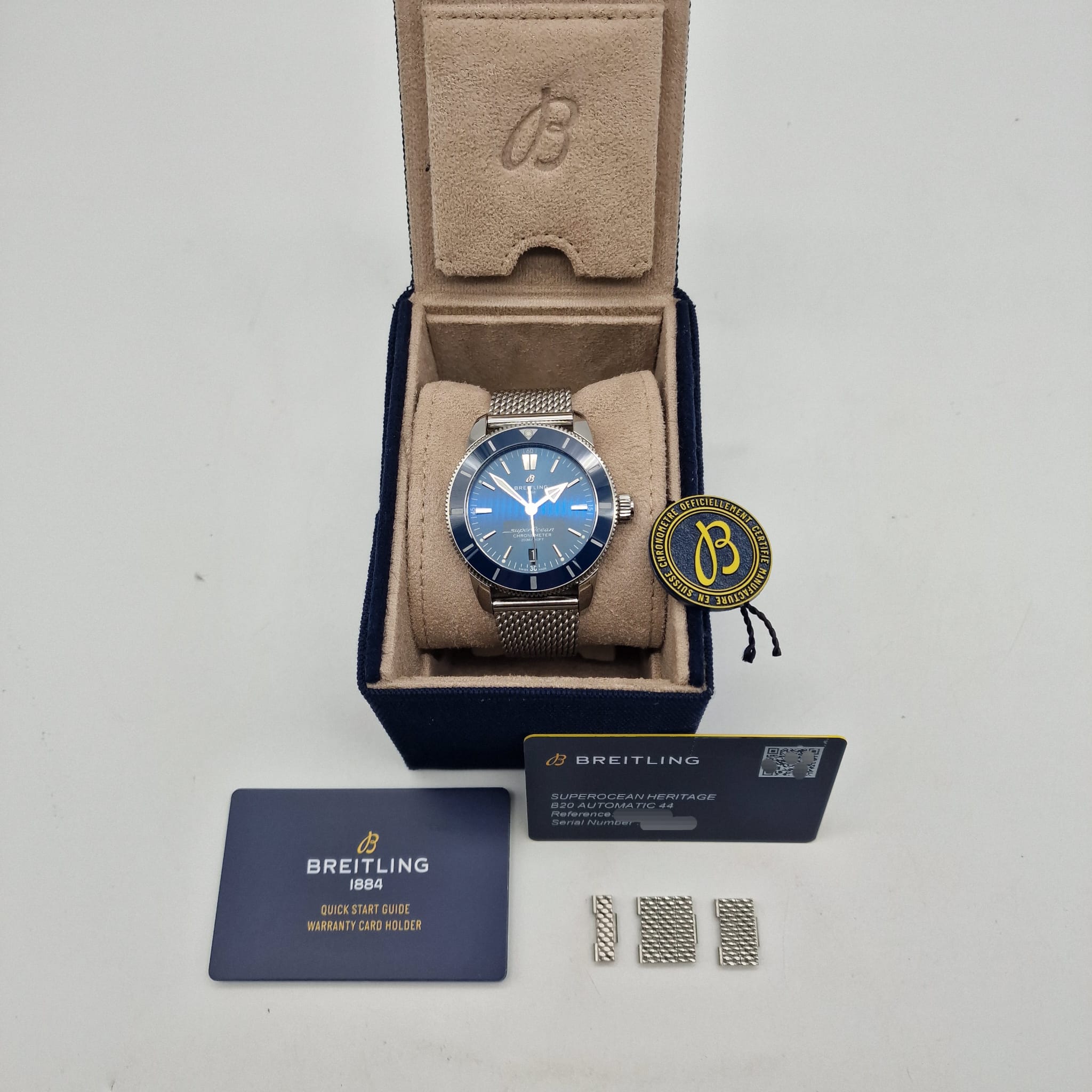 Breitling Superocean Heritage Automatik AB2030 Box + og. Papiere