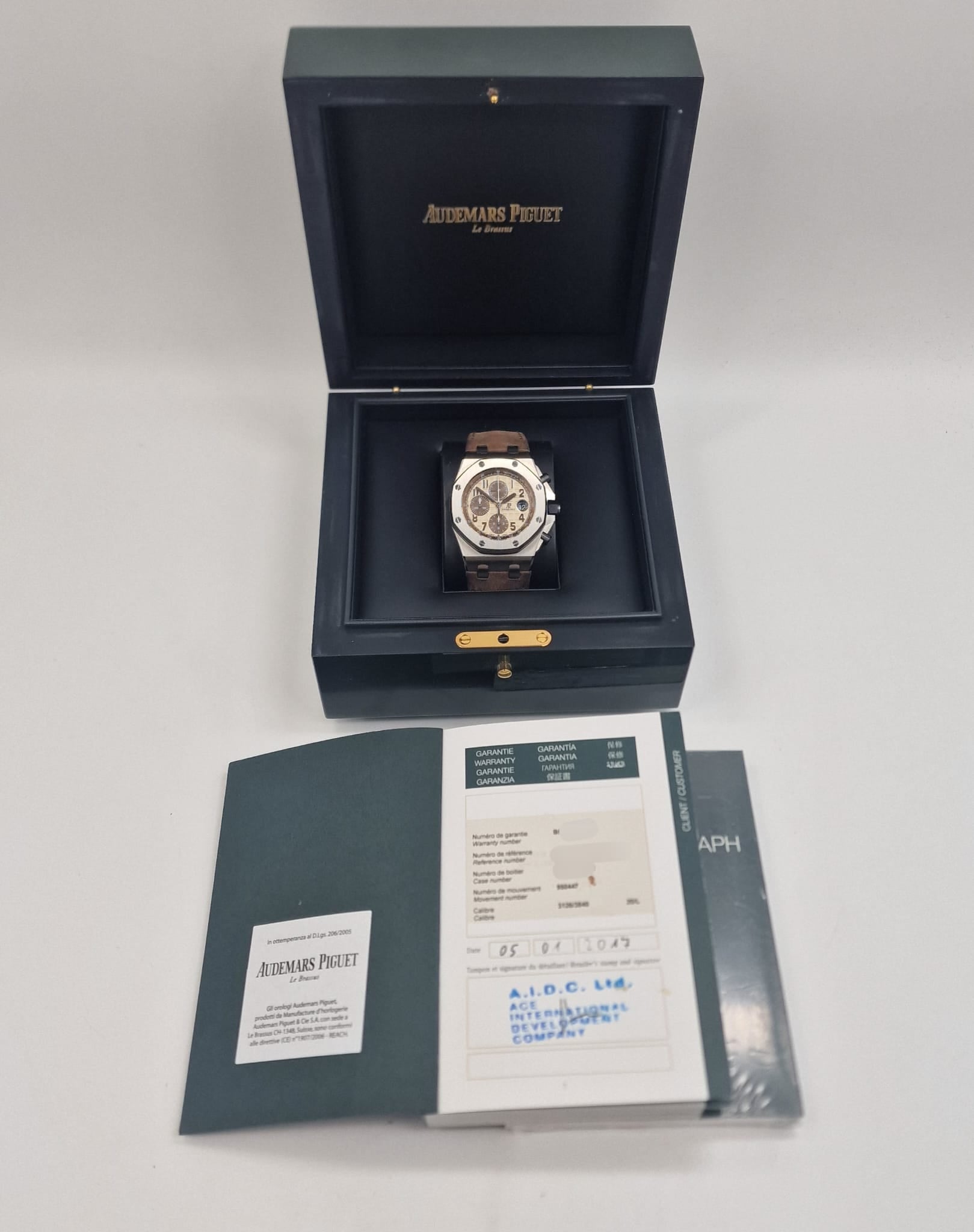 Audemars Piguet Royal Oak Offshore Chronograph 26470ST Box + og. Papiere