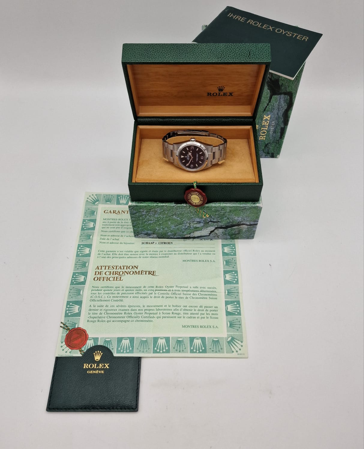 Rolex Explorer 36mm Automatik Herrenuhr 114270 Box + og. Papiere