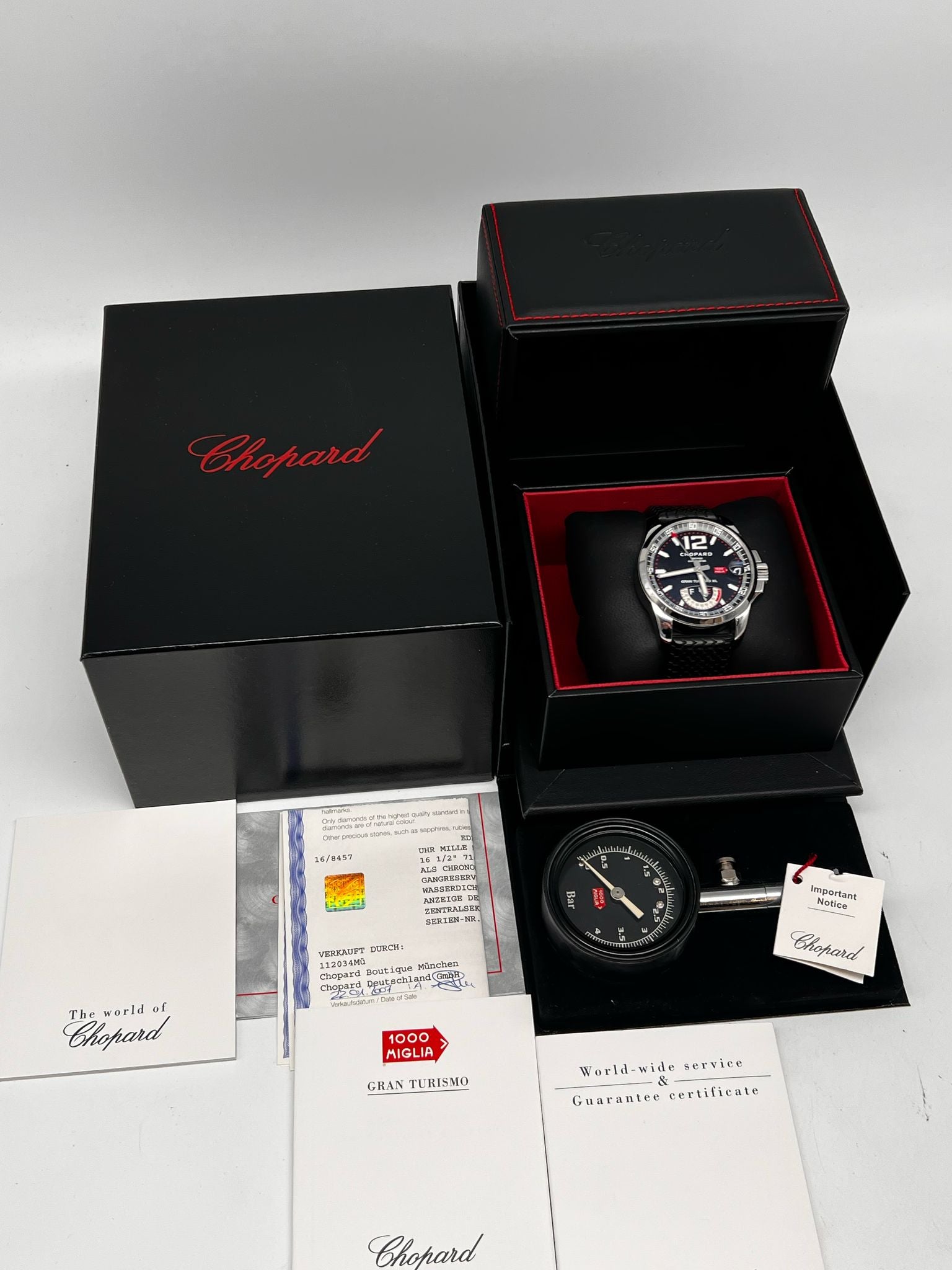 Chopard Mille Miglia Gran Turismo XL 8457 Box + og. Papiere