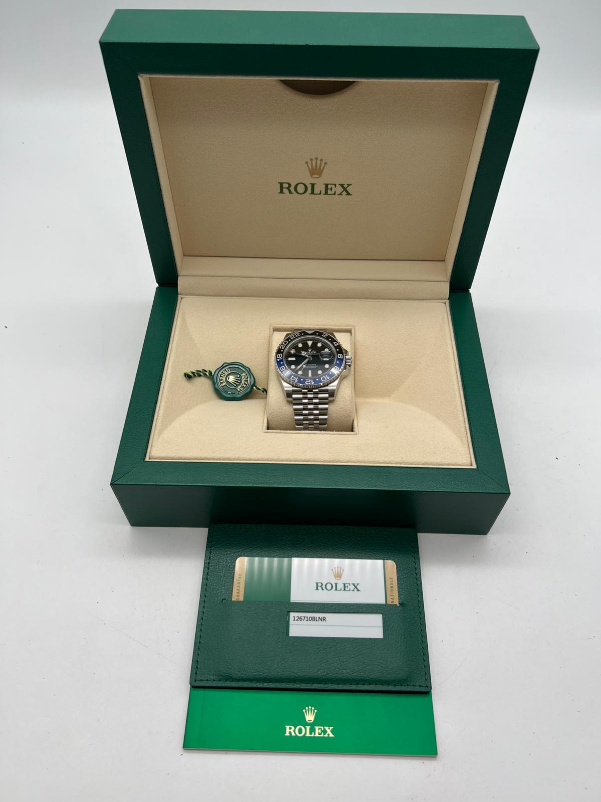 Rolex GMT Master II Batgirl LC100 40mm Automatik  126710BLNR Box + og. Papiere