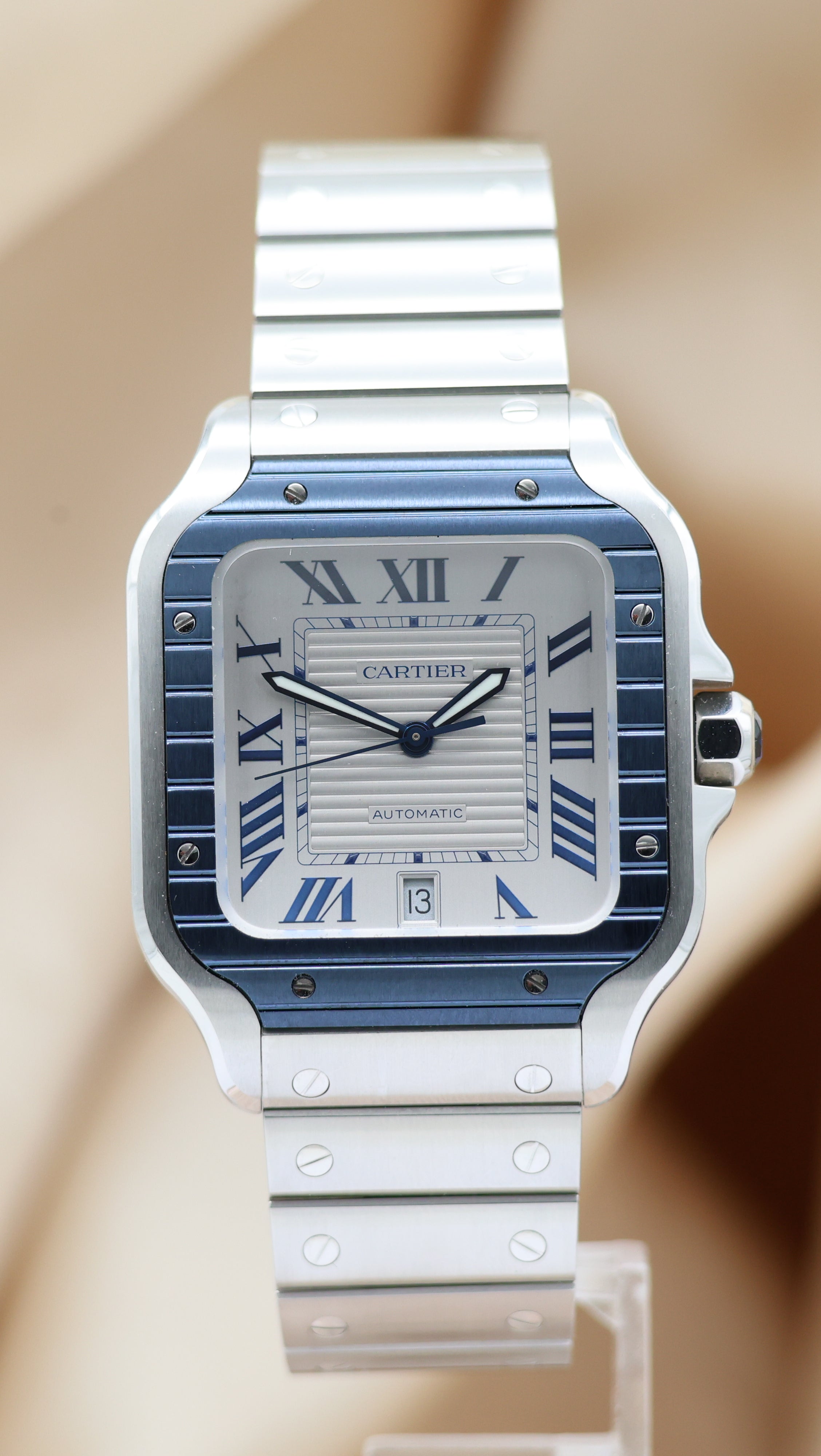 Cartier Santos De Cartier Automatik WSSA0047 Box + og. Papiere