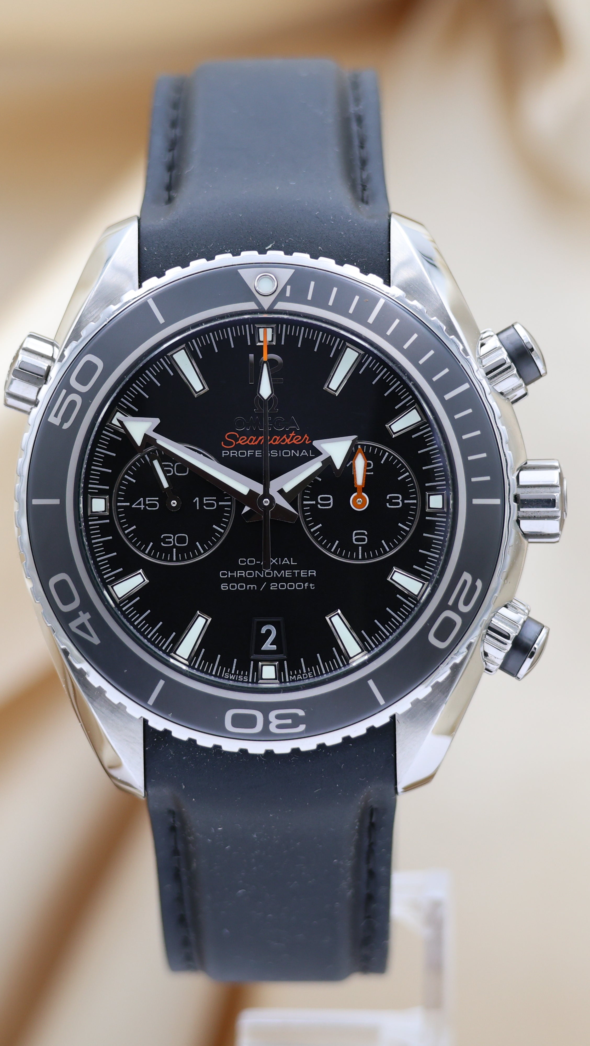 Omega Seamaster Planet Ocean 46mm Automatik Herrenuhr	 23230465101001 Box + og. Papiere