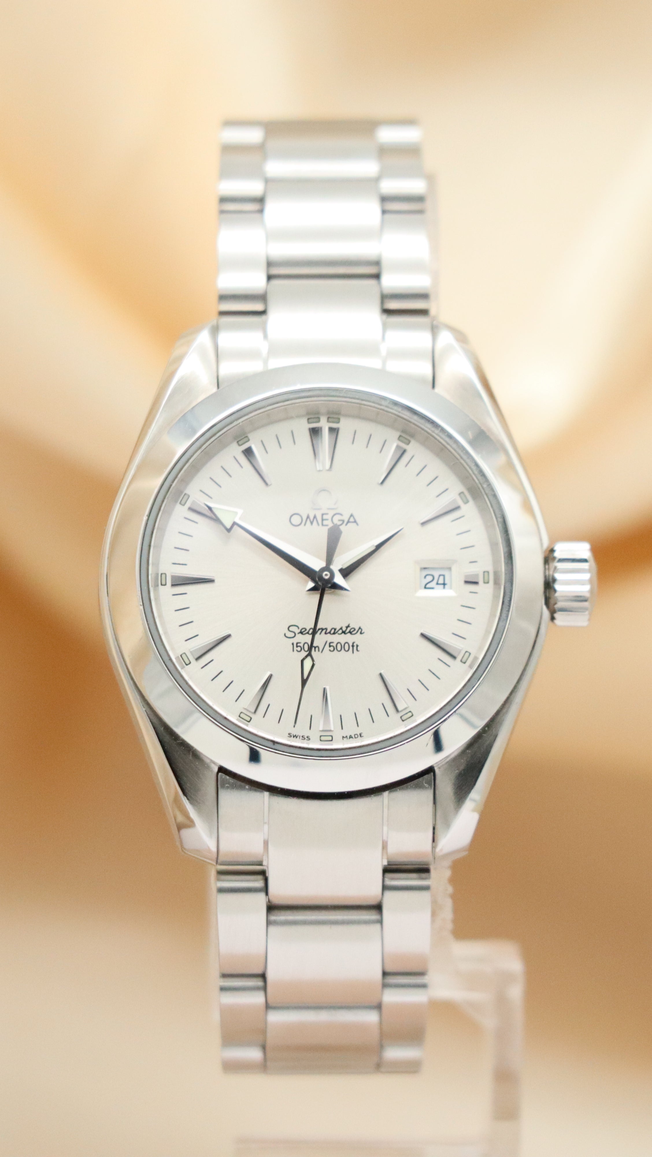 Omega Seamaster Aqua Terra Quarz Silber  25773000