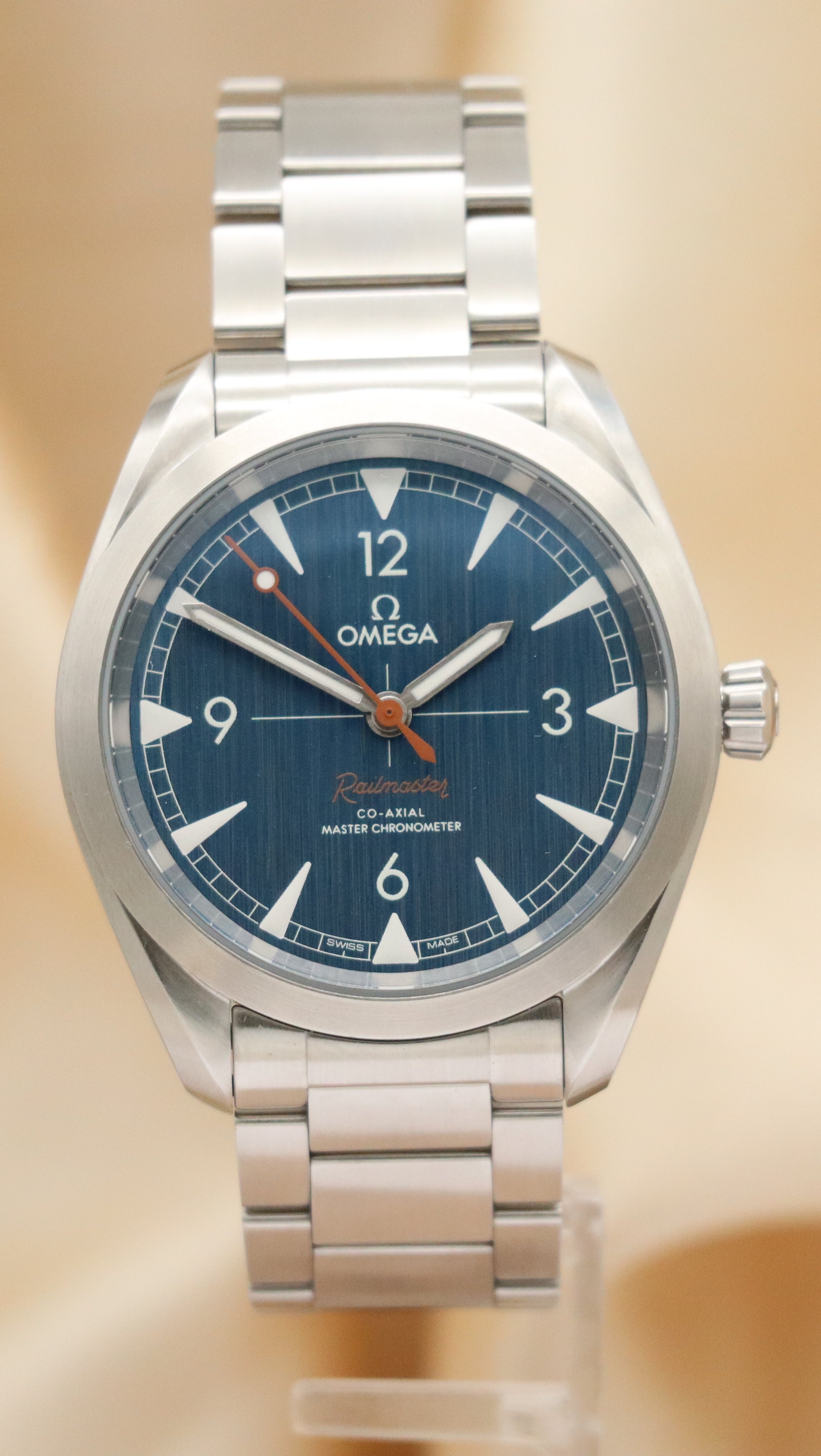 Omega Seamaster Railmaster Automatik   22010402003001 Box + og. Papiere