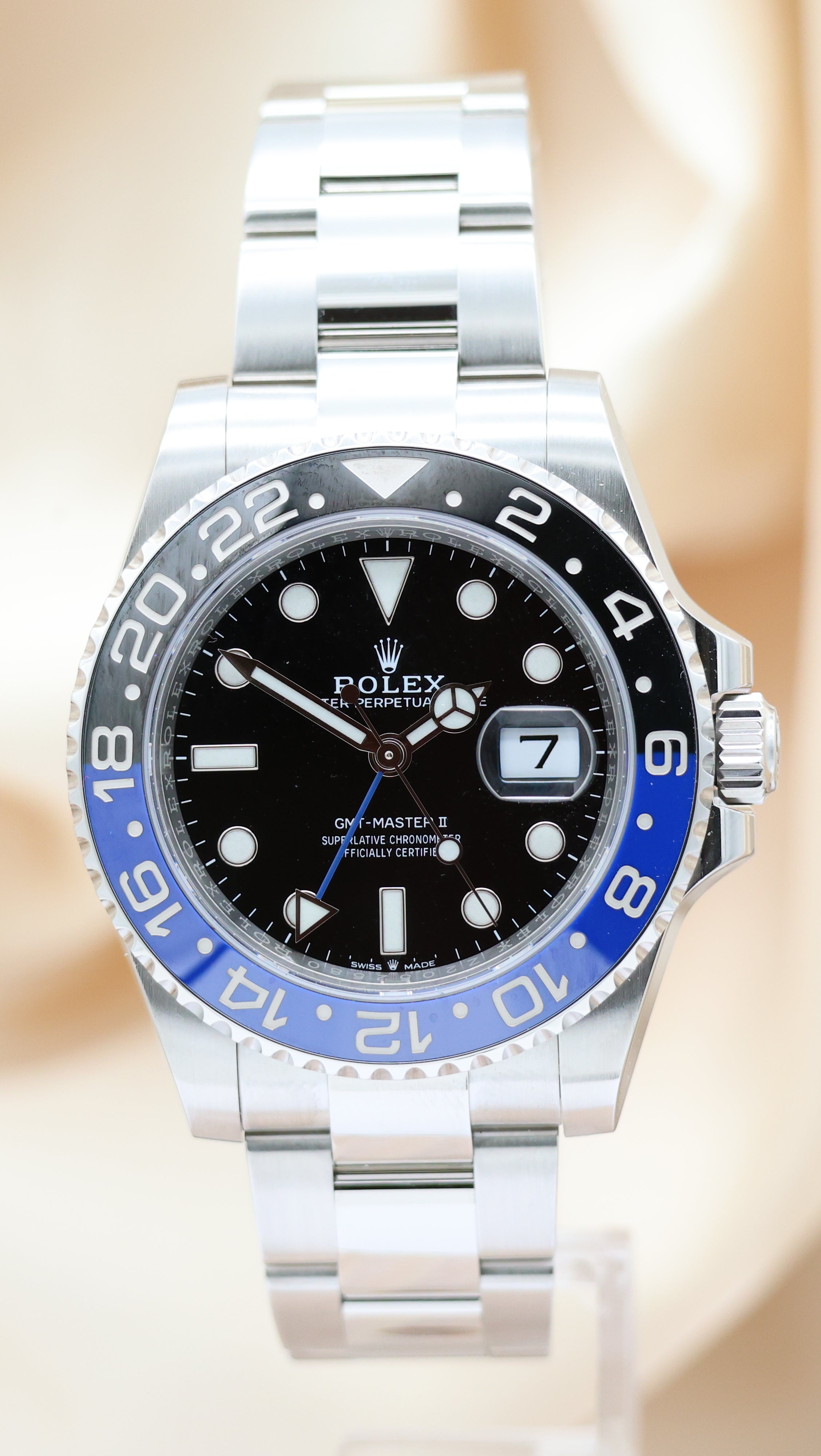 Rolex GMT Master II "Batman" 126710BLNR Box + og. Papiere