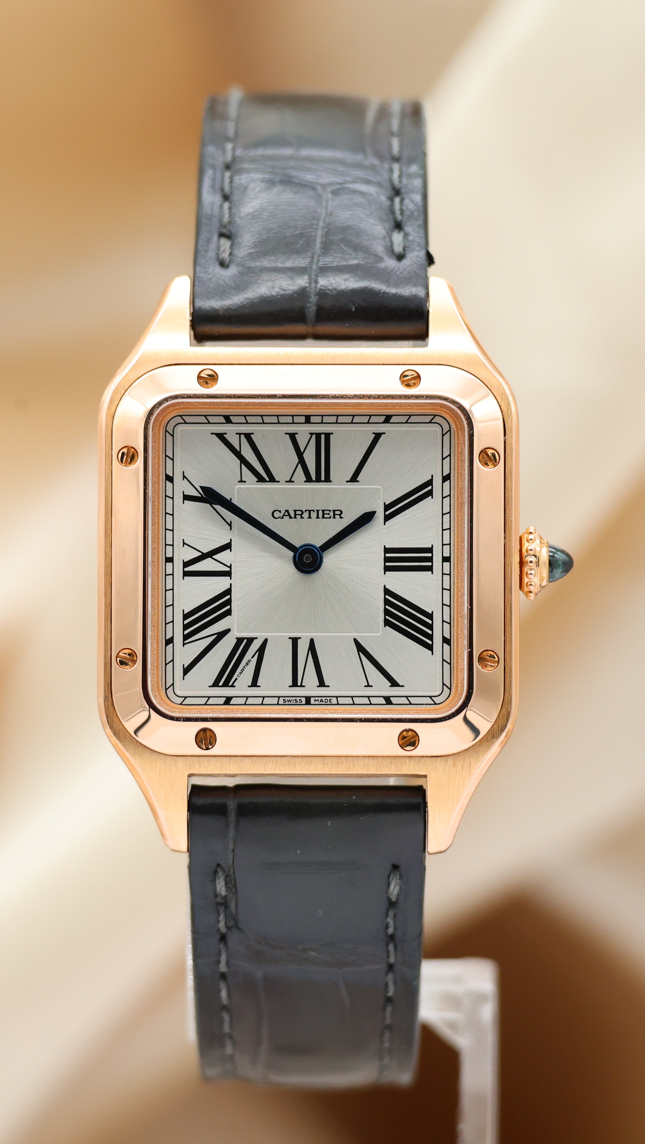 Cartier Santos Dumont 18k Roségold WGSA0022 Box + og. Papiere